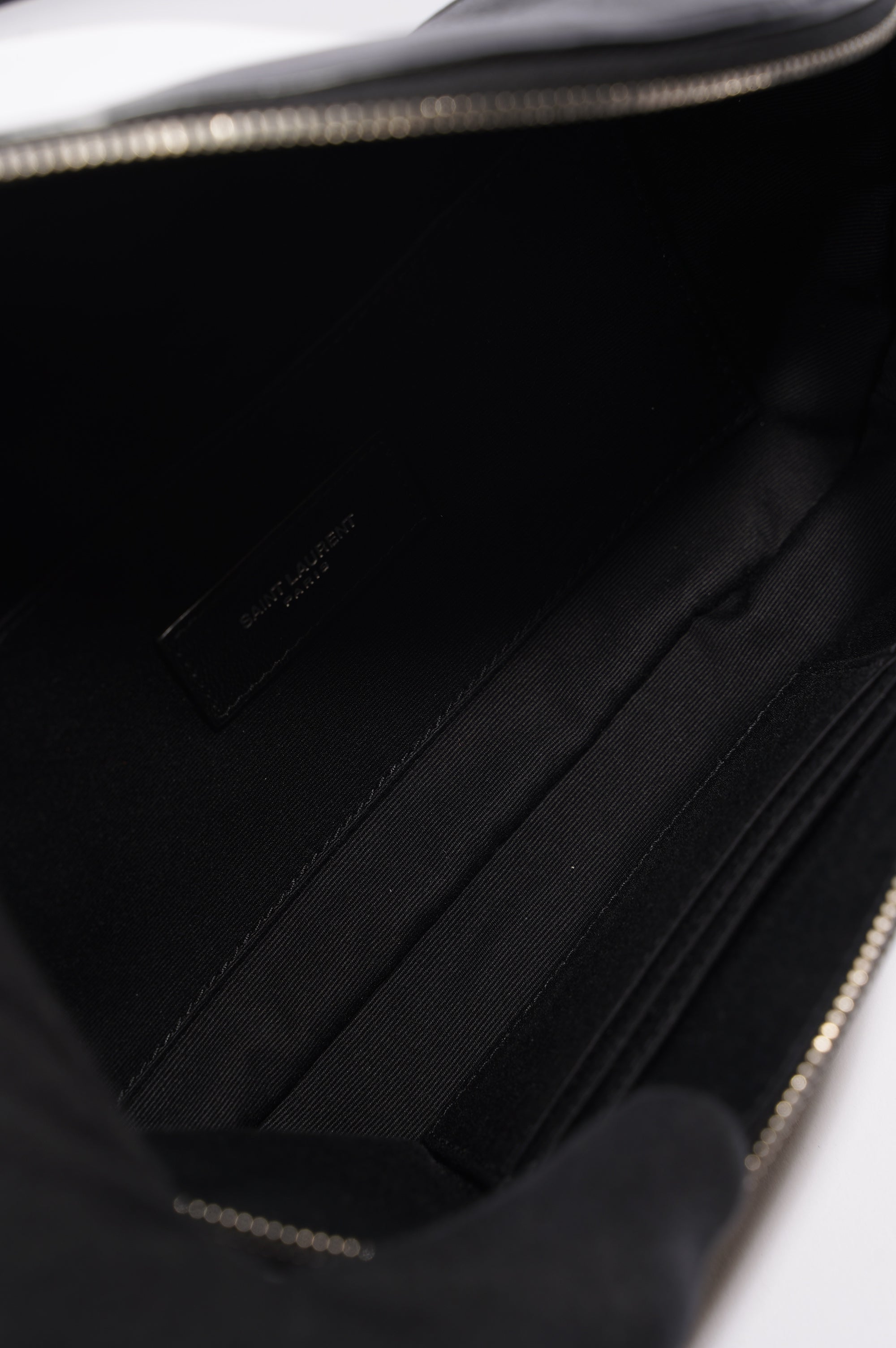 Saint Laurent Womens Belt Bag Black Leather