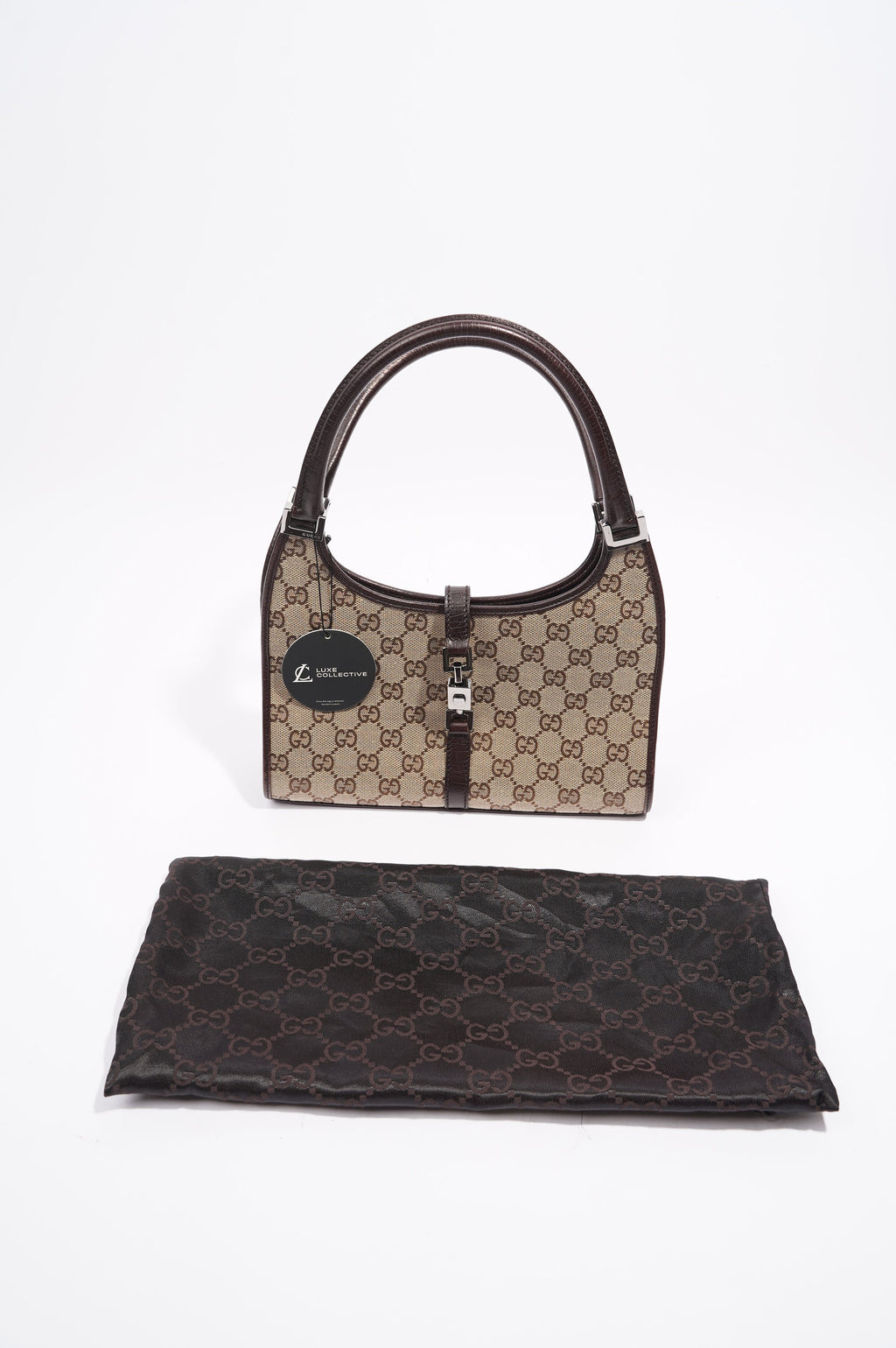 Gucci Bardot Bag Monogram Canvas Small