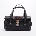 Gucci Womens Vintage Bamboo Top Handle Black