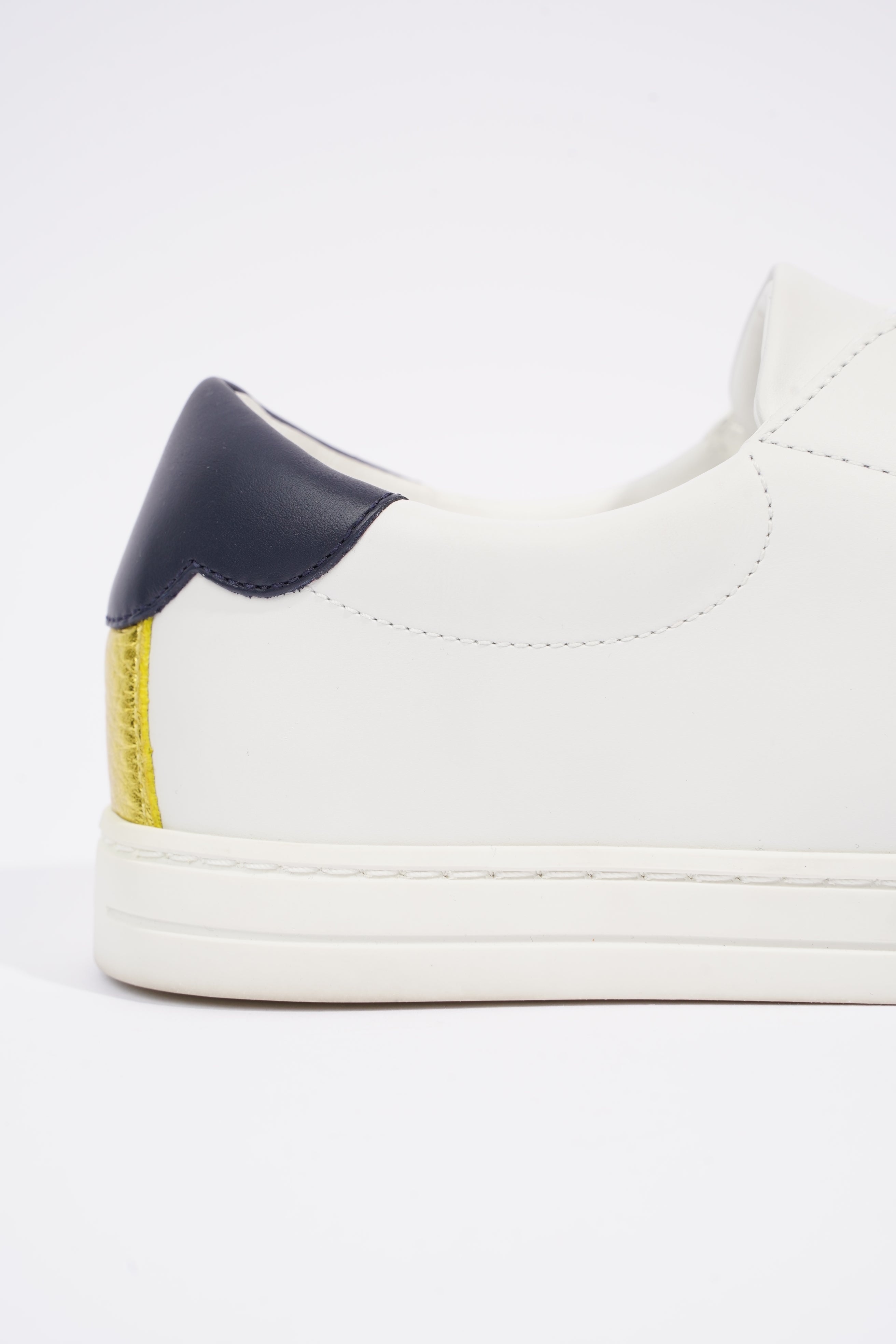Fendi Womens Leather Sneakers White EU 39 / UK 6