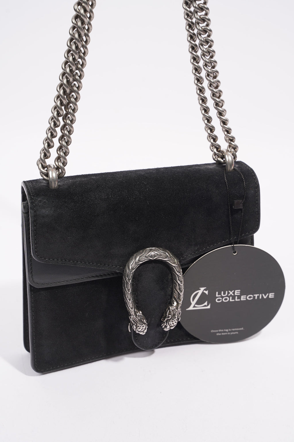 Gucci Dionysus Bag Black Canvas Mini