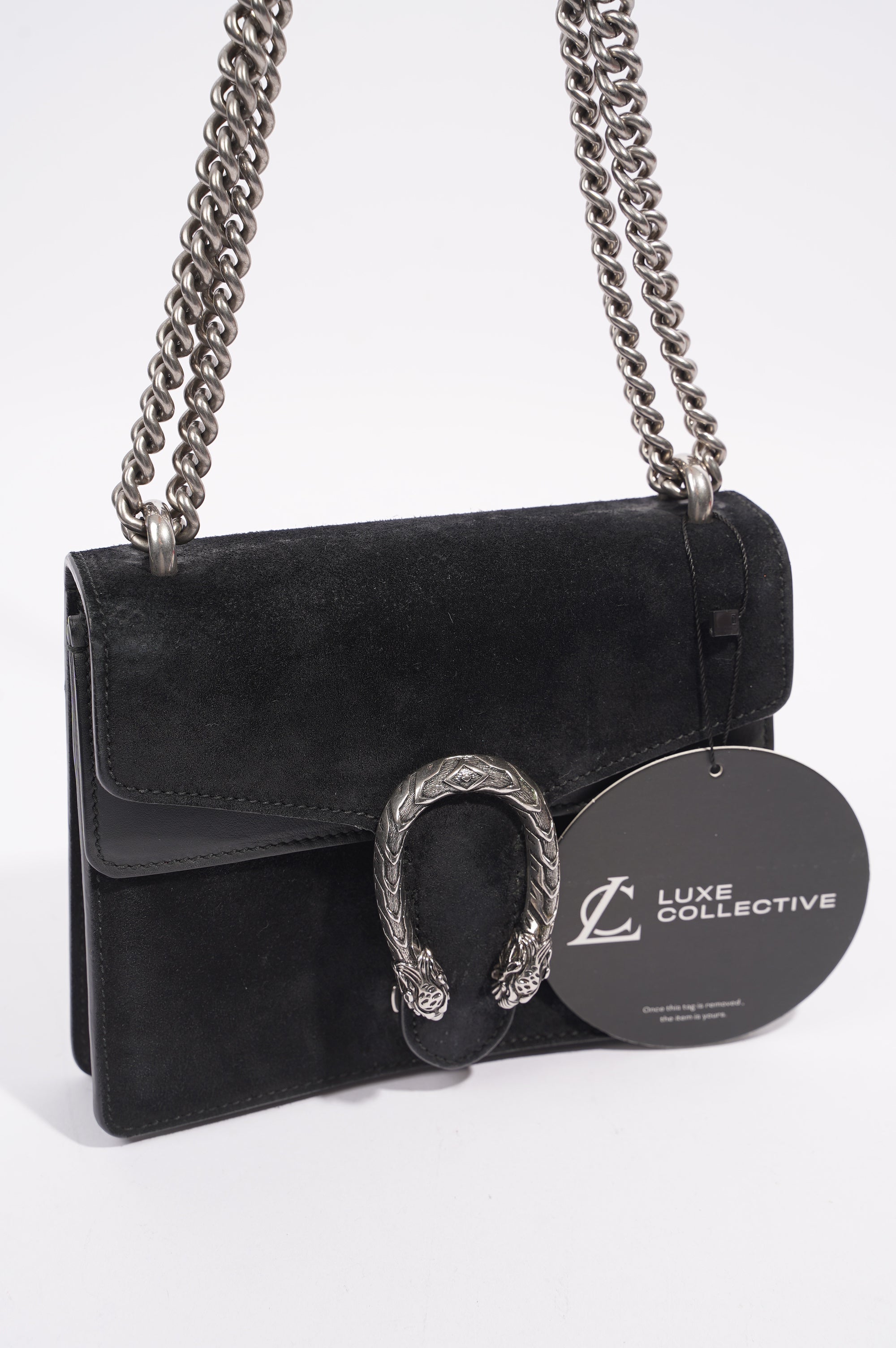 Gucci Dionysus Bag Black Canvas Mini