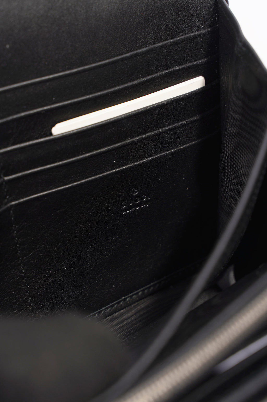 Gucci Dionysus GG Chain Wallet Black Velvet
