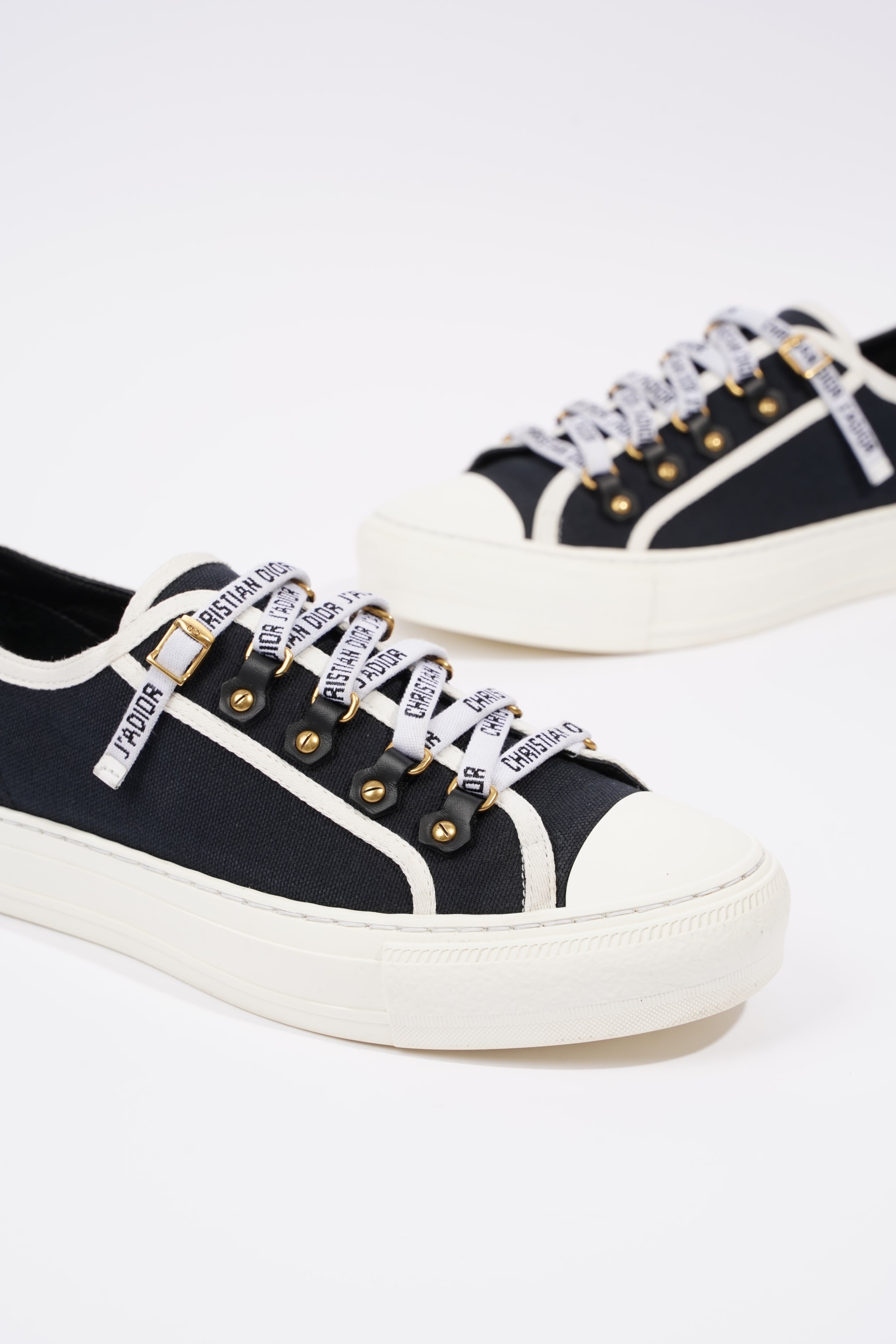 Christian Dior Womens Walk n' Dior Black / White EU 39 / UK 6