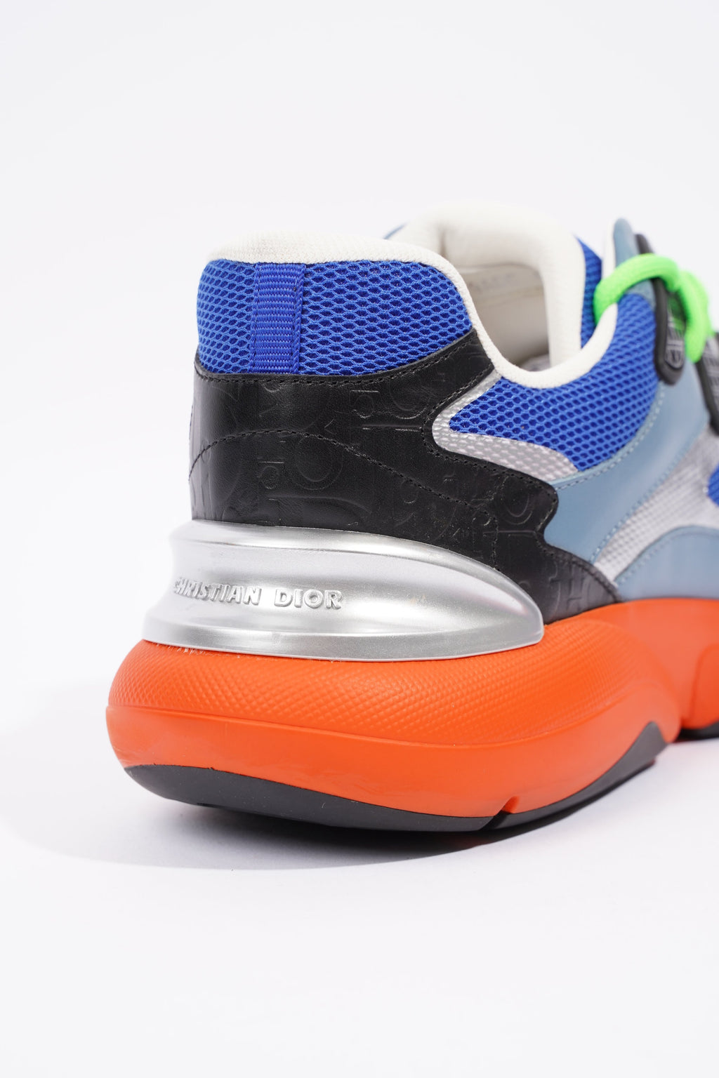 Christian Dior Mens B24 Sorayama Low Top Blue / Orange / Green EU 44 / UK 10