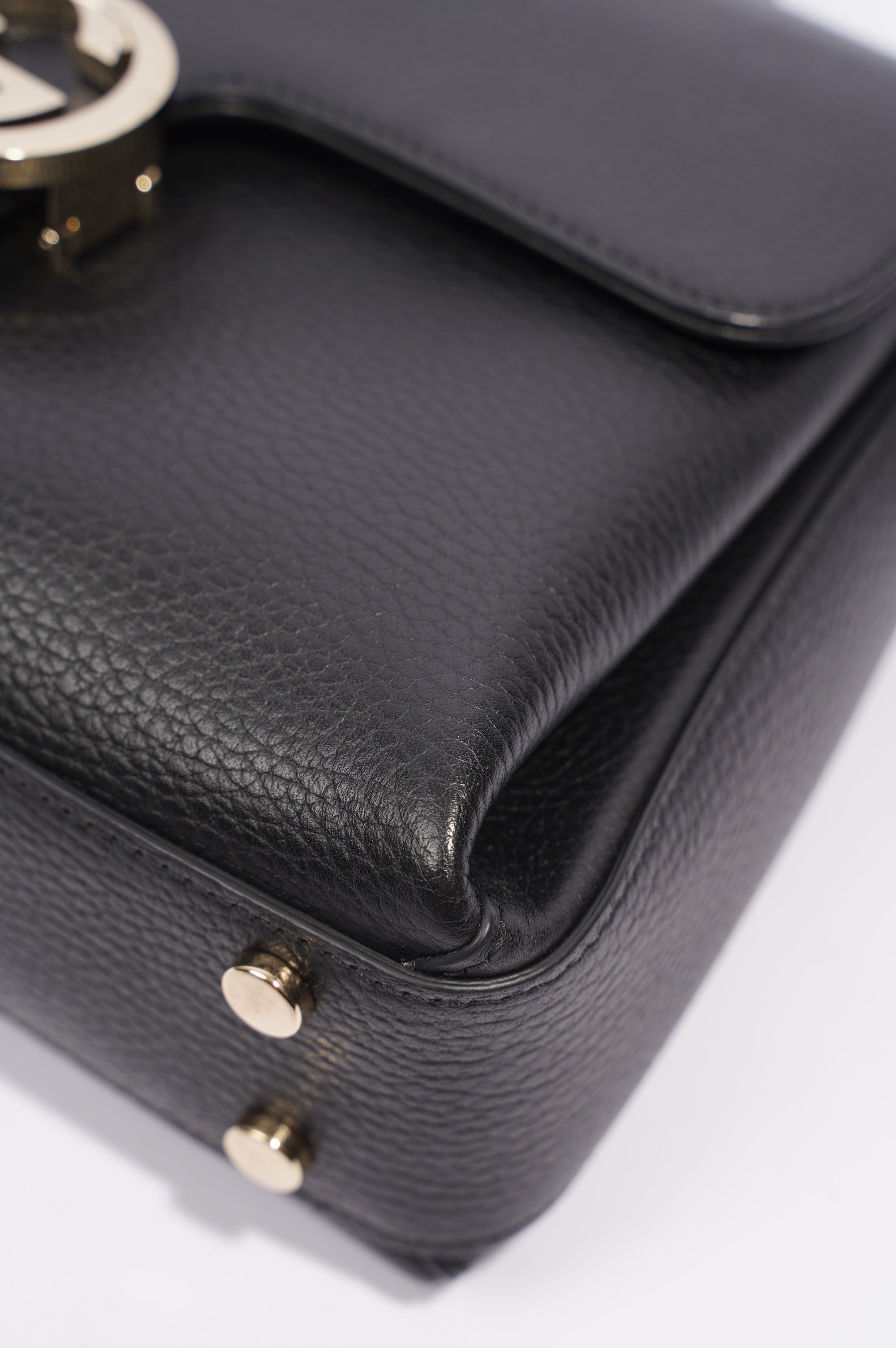 Gucci Womens Dollar Interlocking GG Bag Black
