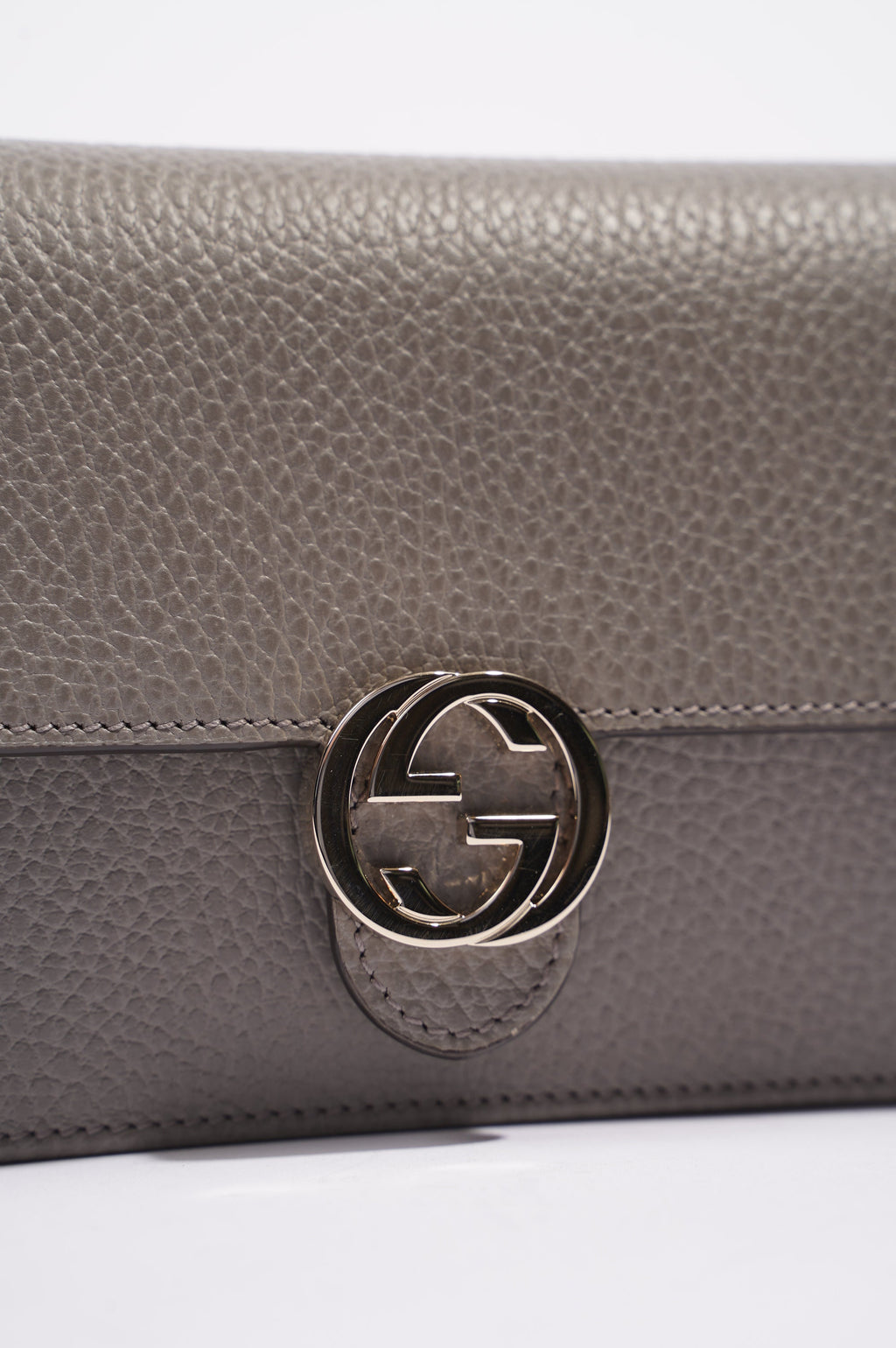 Gucci Womens Interlocking WOC Grey OS