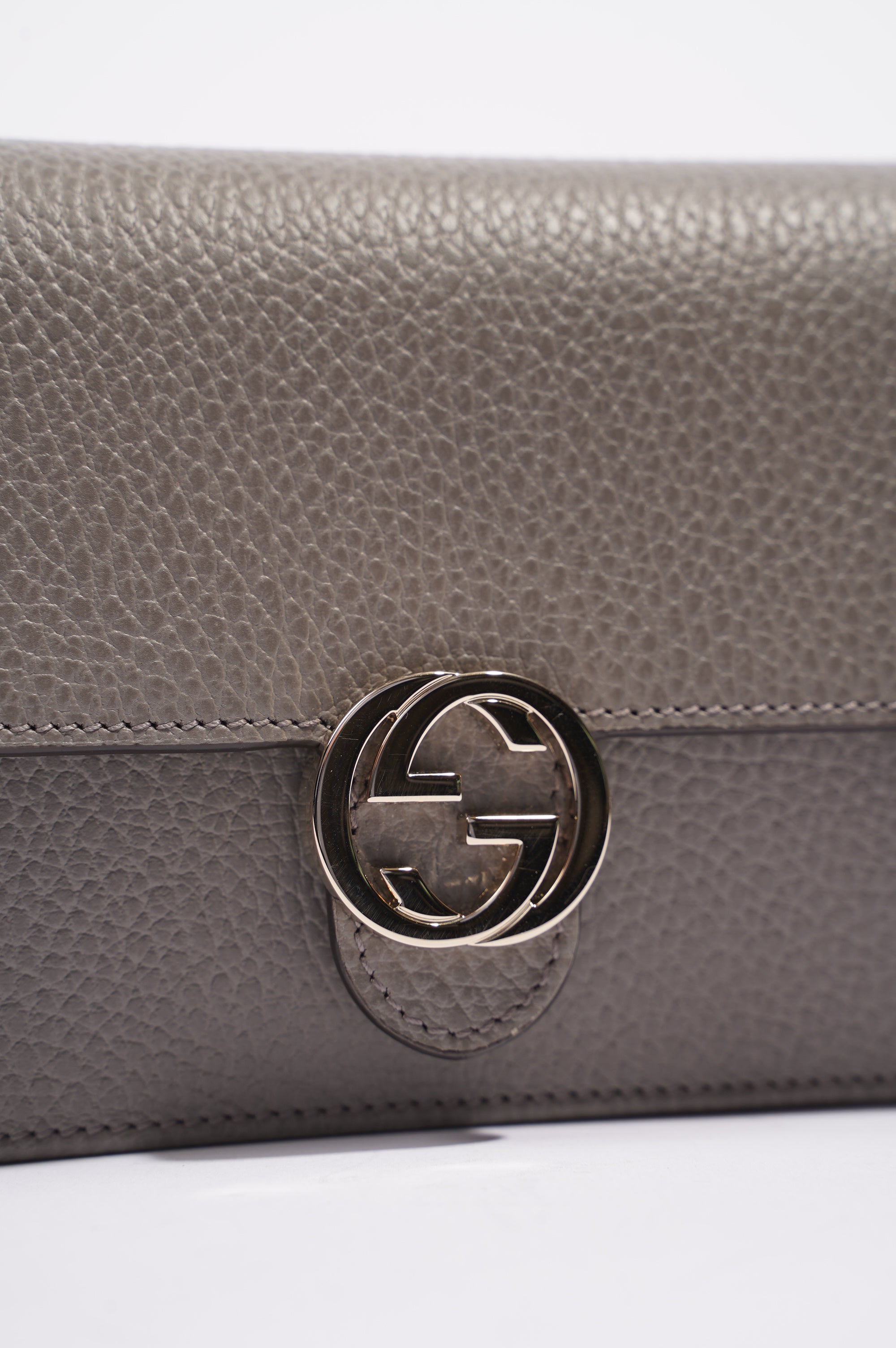 Gucci Womens Interlocking WOC Grey OS