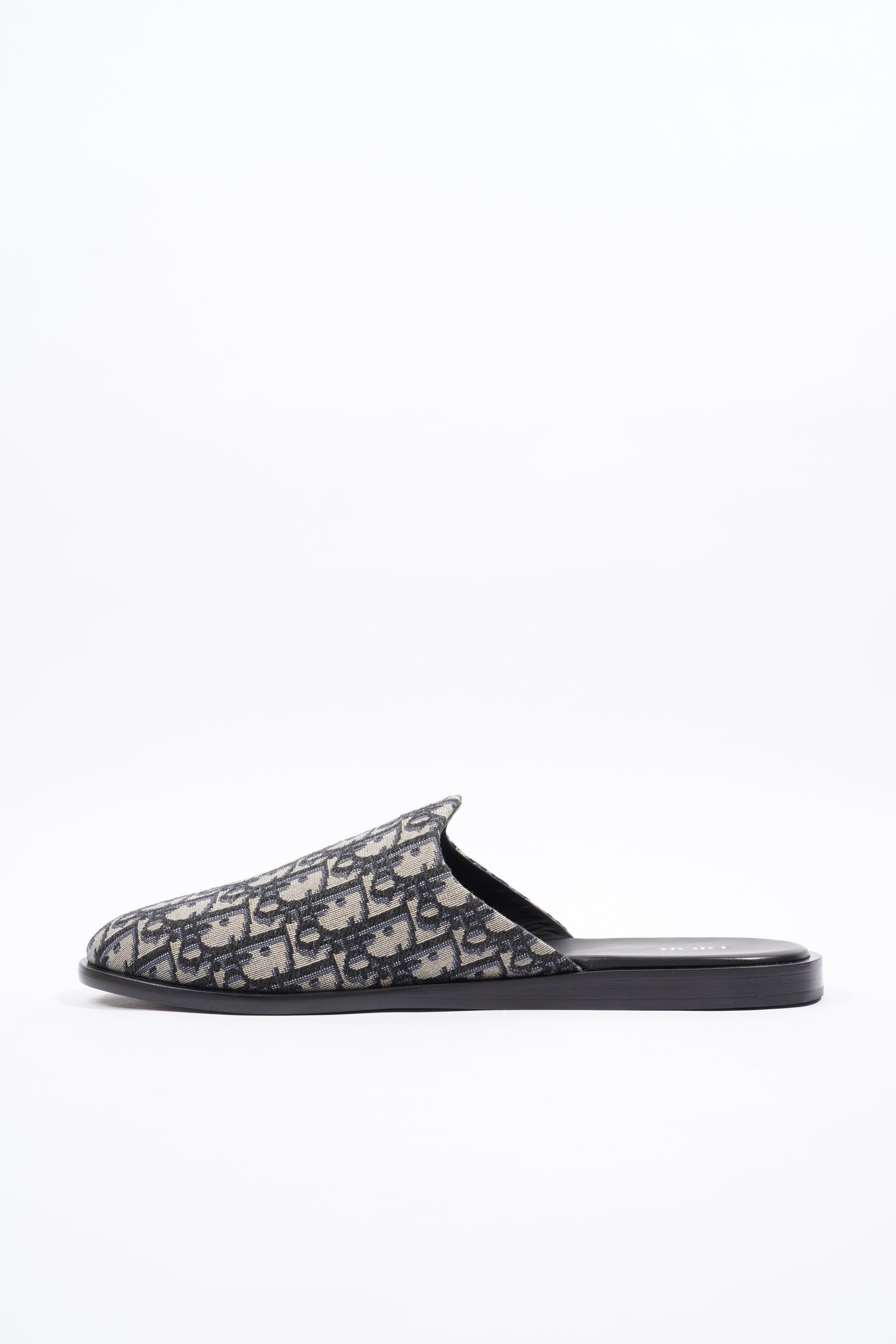 Christian Dior Mens Indior Slipper Oblique EU 46 / UK 12