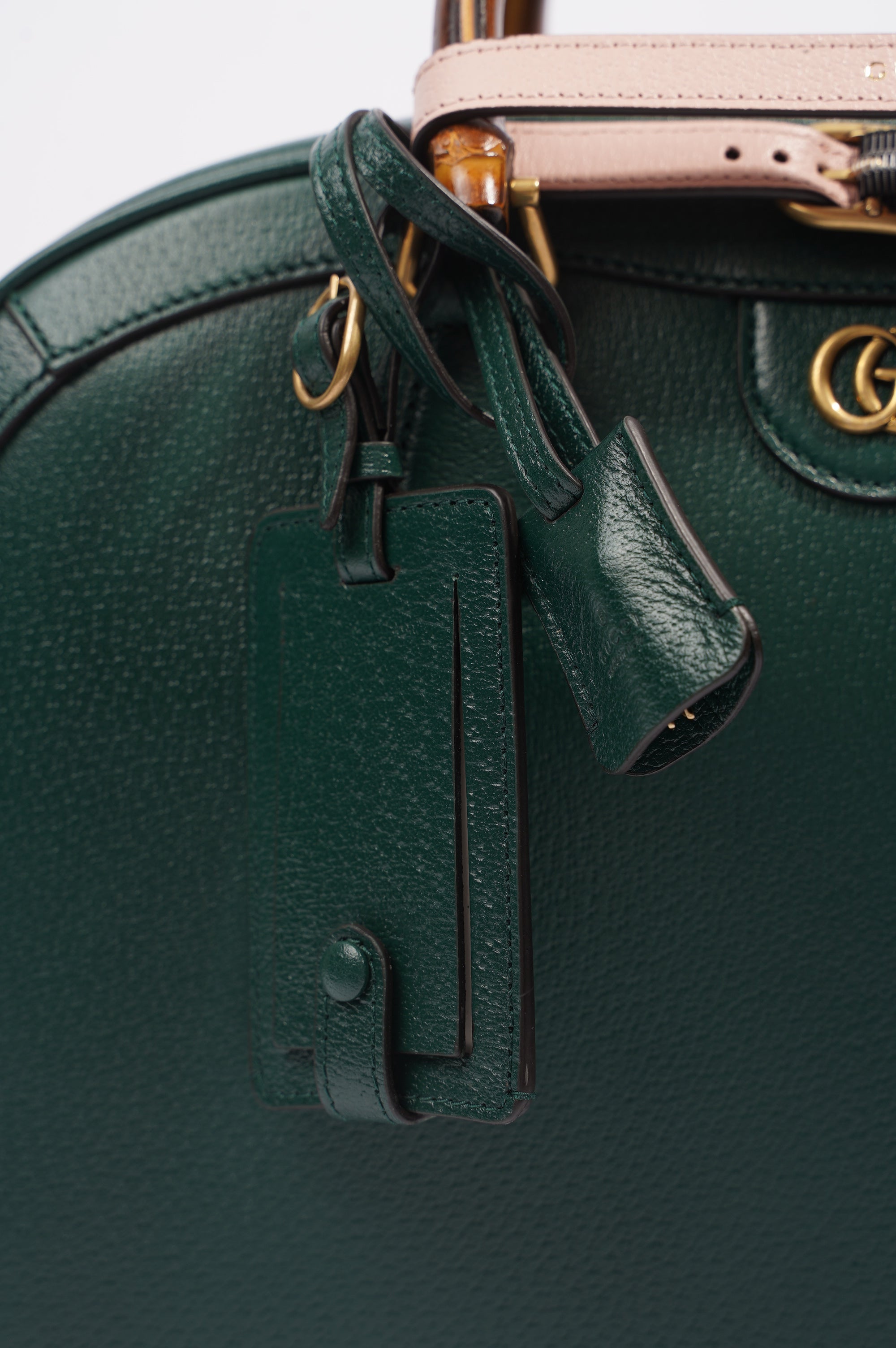 Gucci Womens Diana Duffle Bag Green Medium