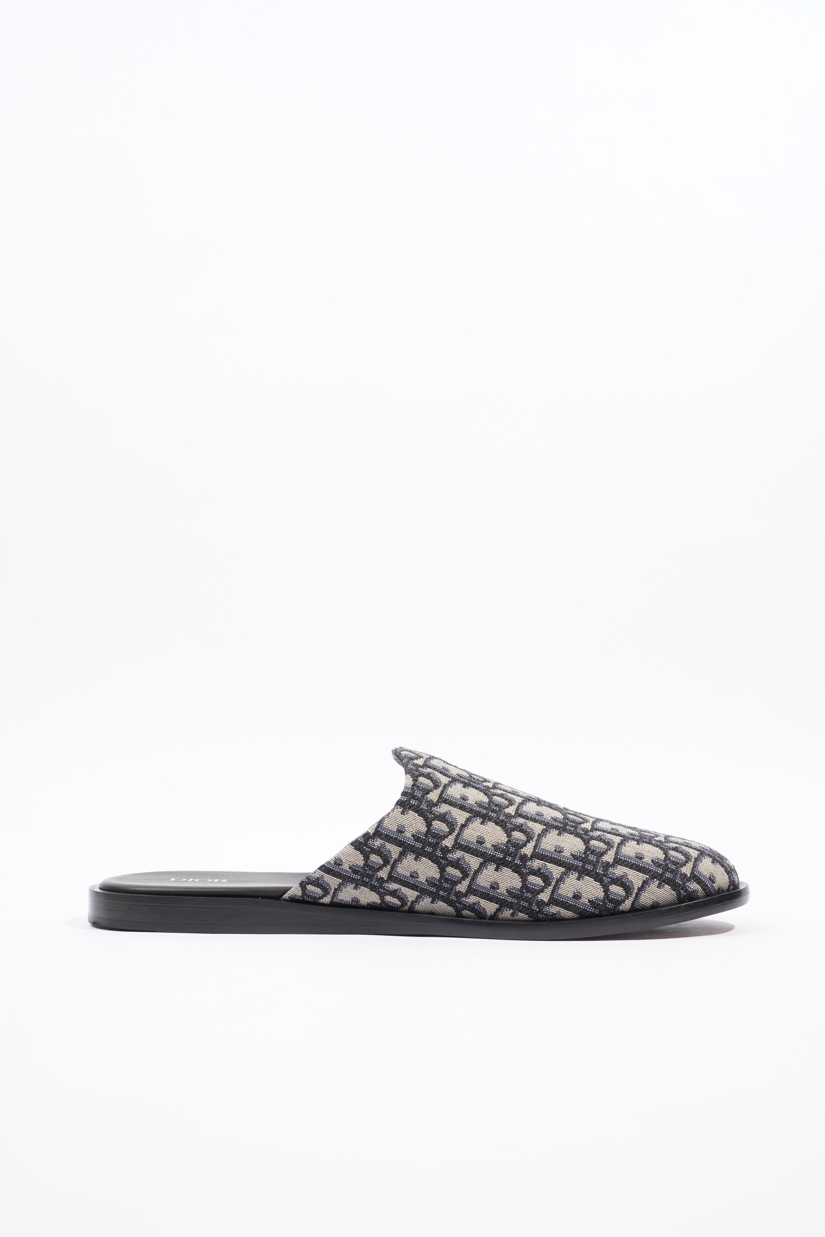 Christian Dior Mens Indior Slipper Oblique EU 46 / UK 12