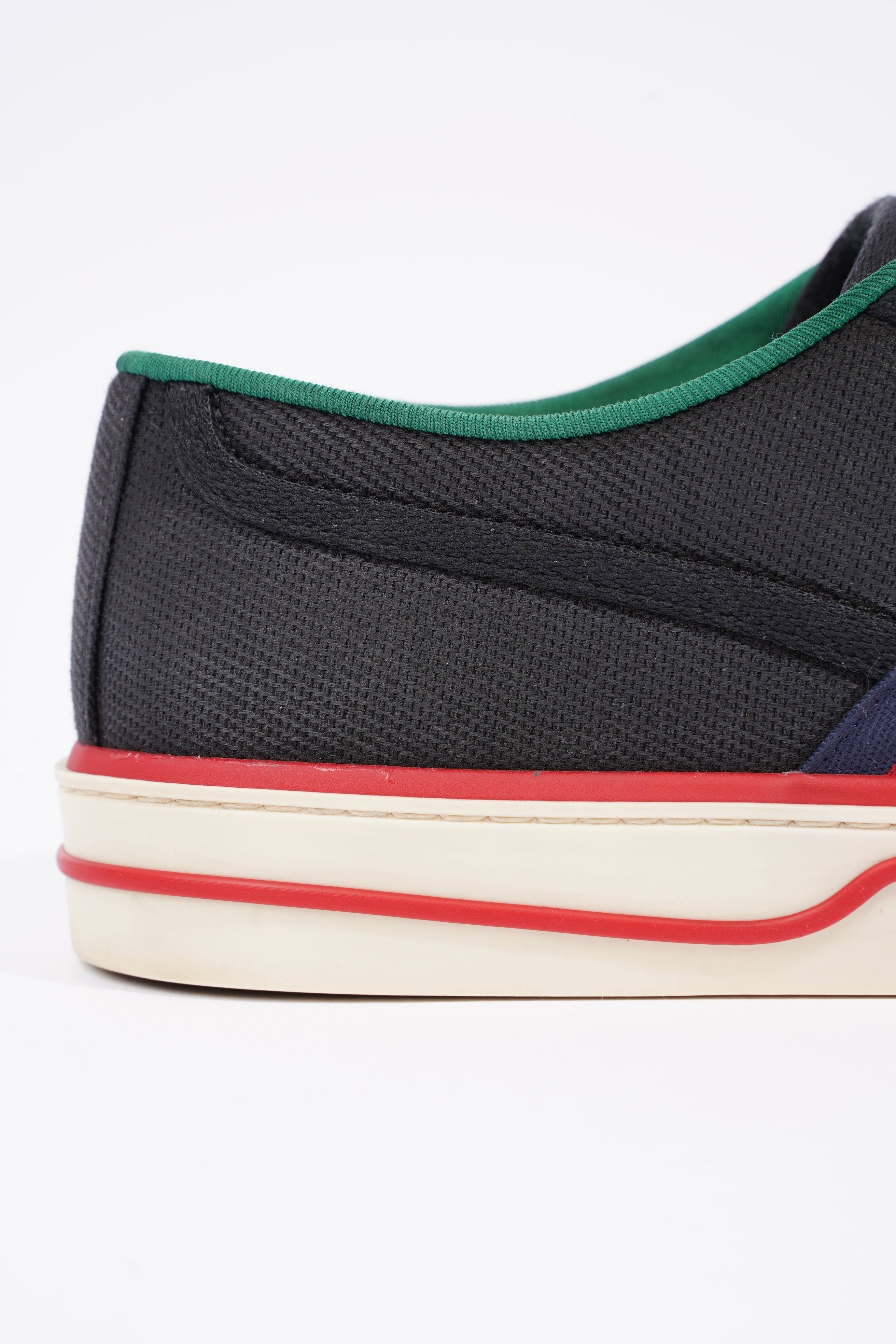 Gucci Mens Tennis 1977 Sneaker Black / Red / Navy EU 42 / UK 8