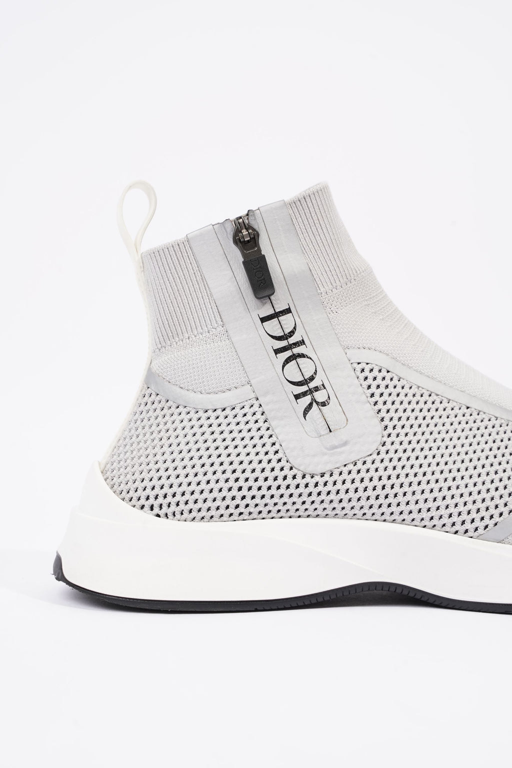 Christian Dior Mens Cloth High Trainers Grey EU 41 / UK 7