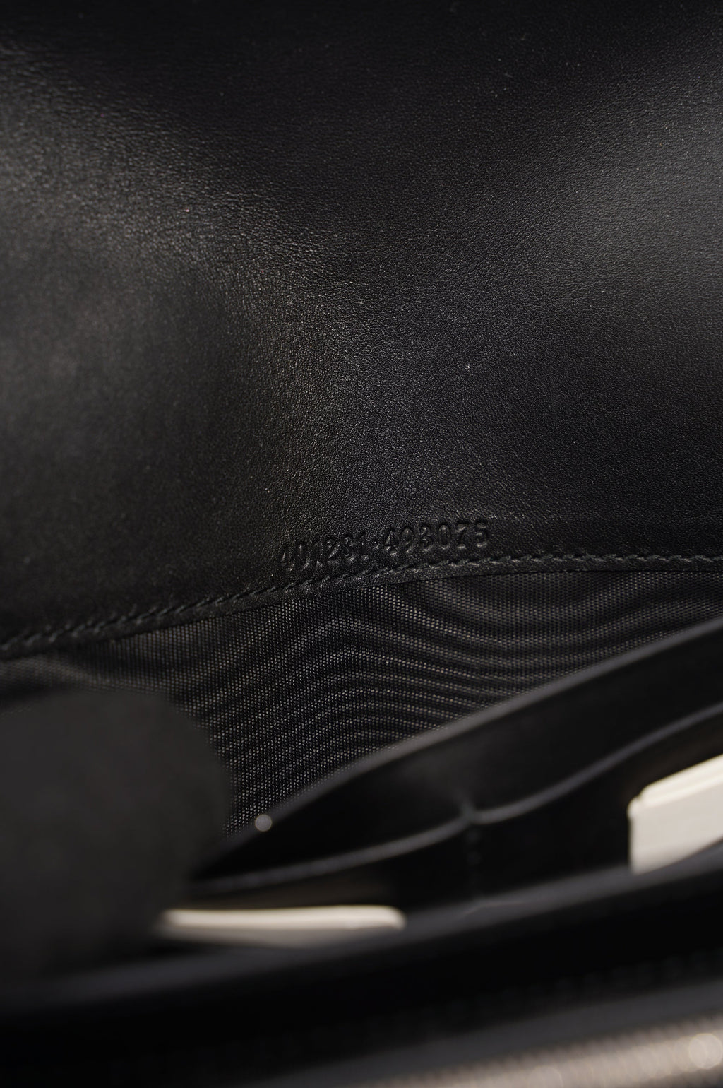 Gucci Dionysus GG Chain Wallet Black Velvet