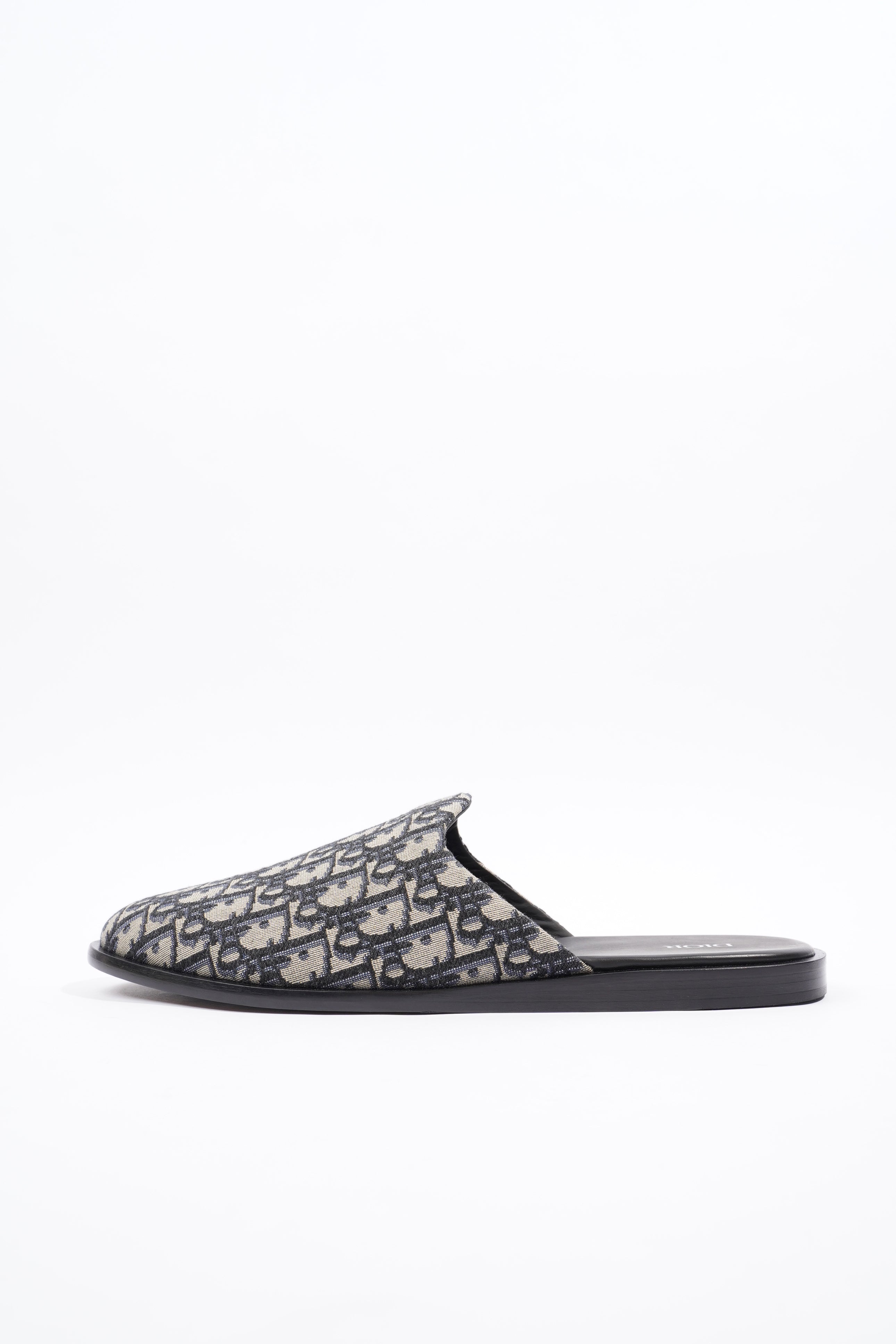 Christian Dior Mens Indior Slipper Oblique EU 46 / UK 12