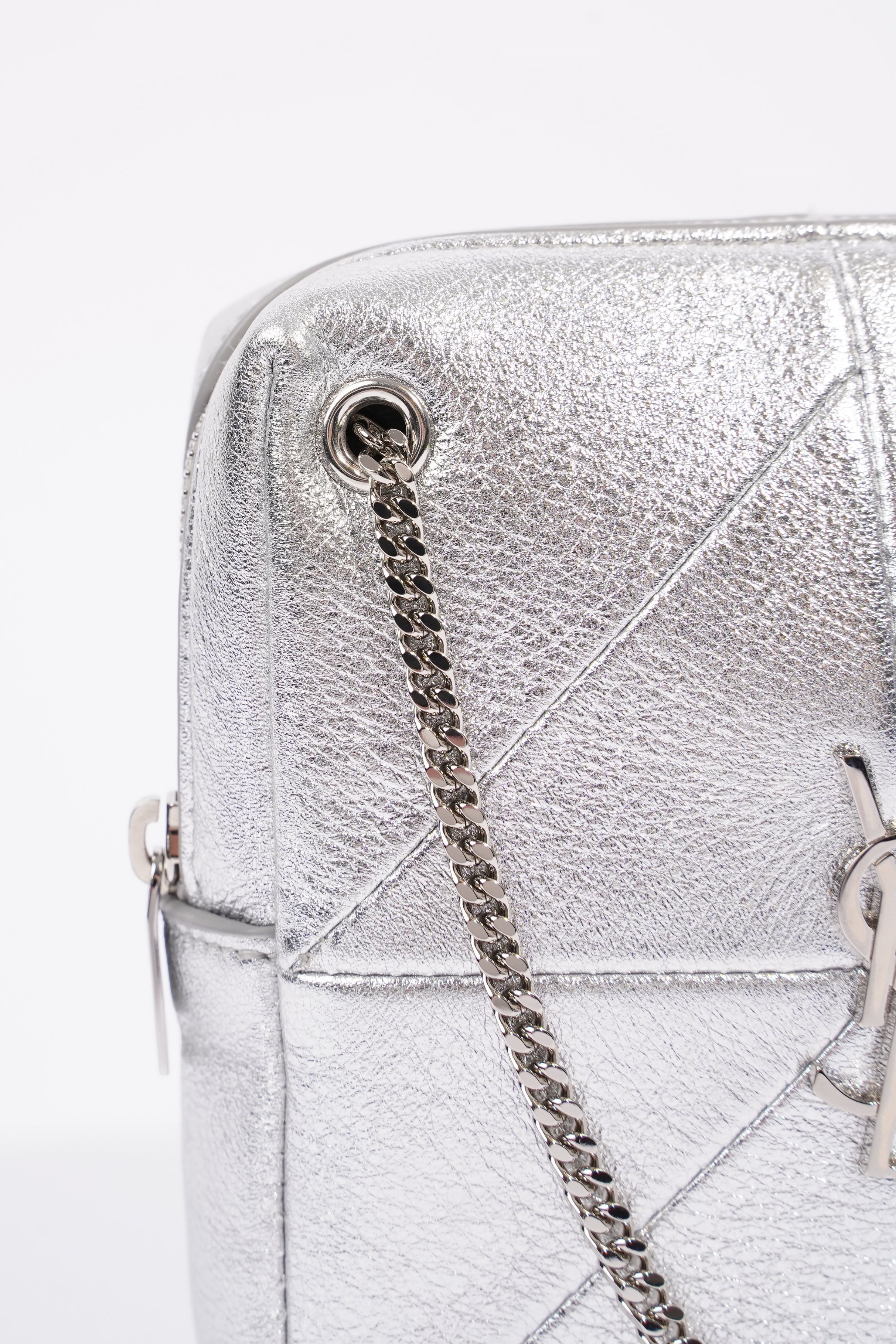 Saint Laurent Jamie Cube Bag Silver OS