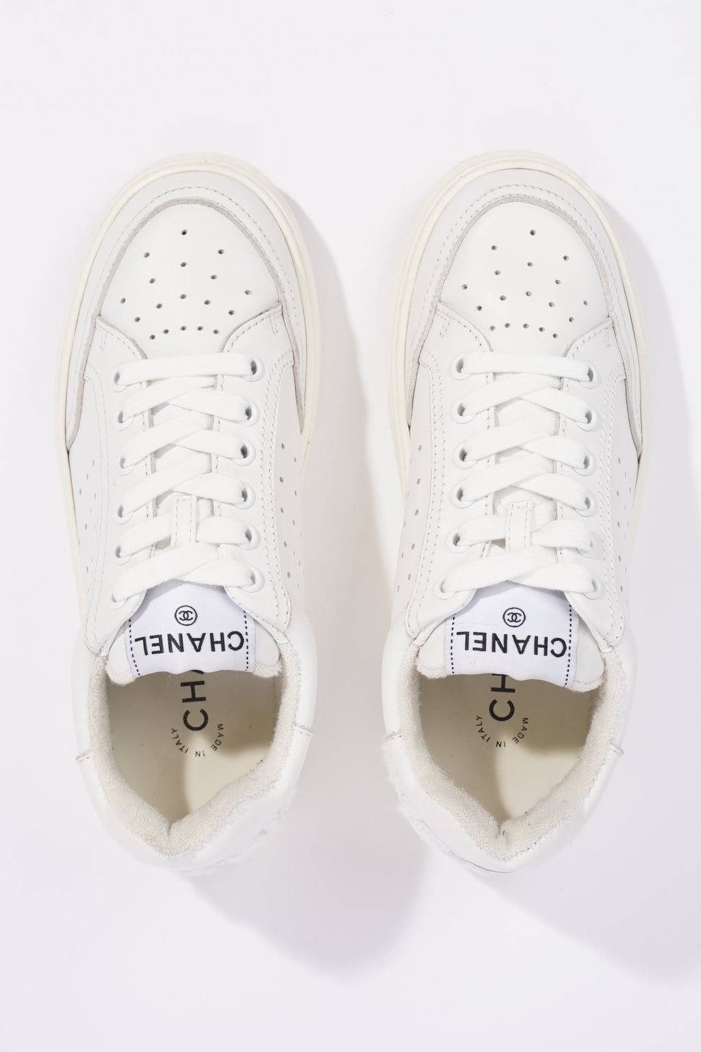 Chanel Womens Logo Runners White EU 38 / UK 5
