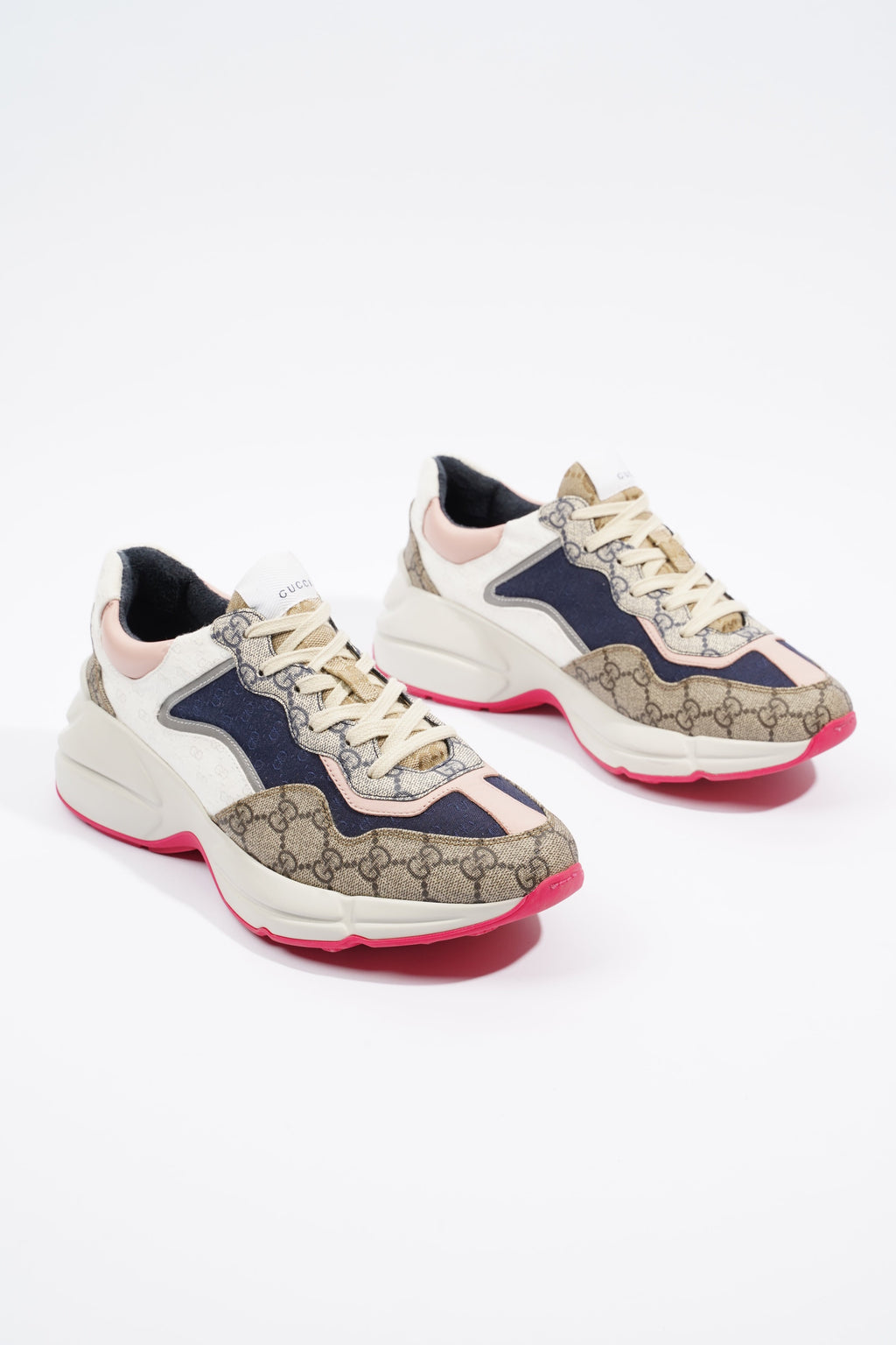 Gucci Rhyton Supreme / Blue / Pink EU 41 / UK 8