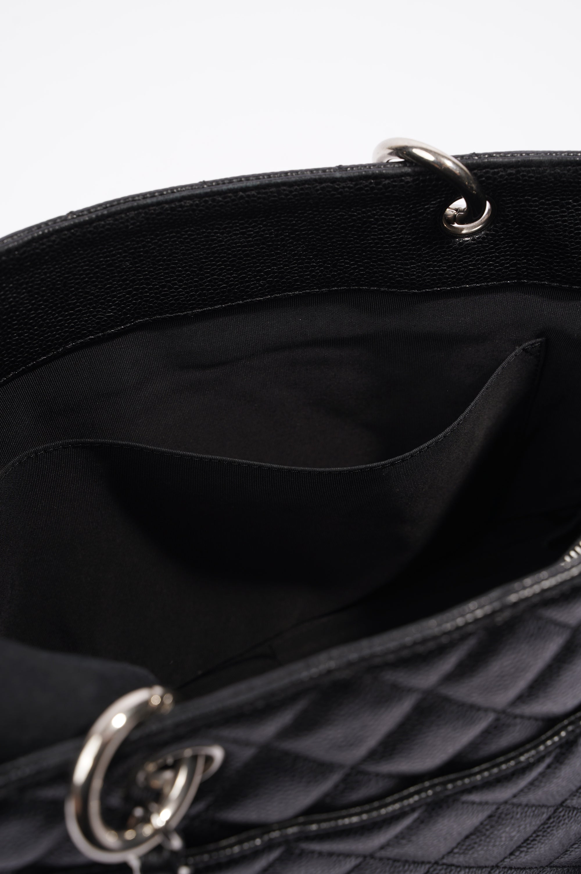 Chanel Womens Grand Shopping Tote Black