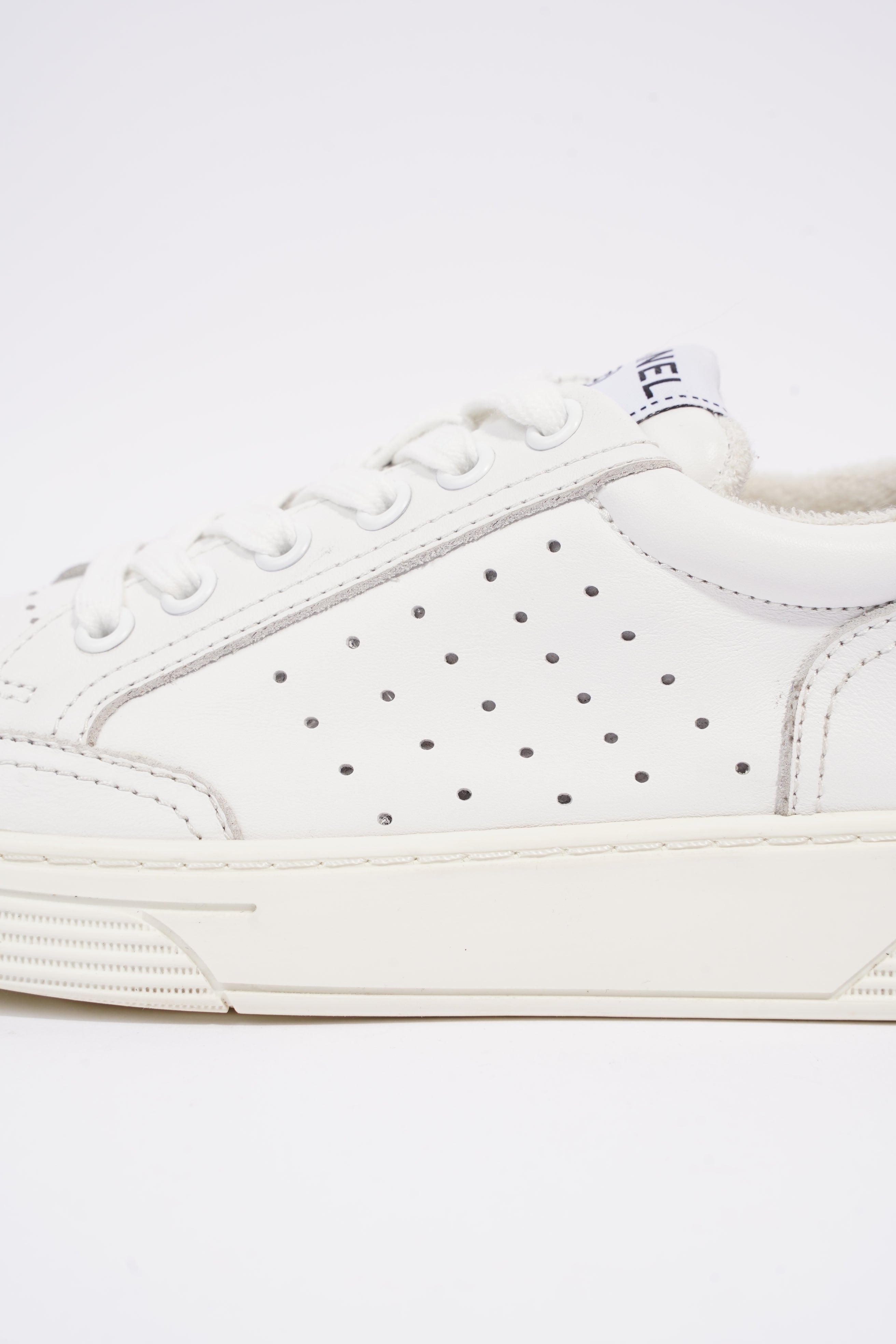 Chanel Womens Logo Runners White EU 38 / UK 5