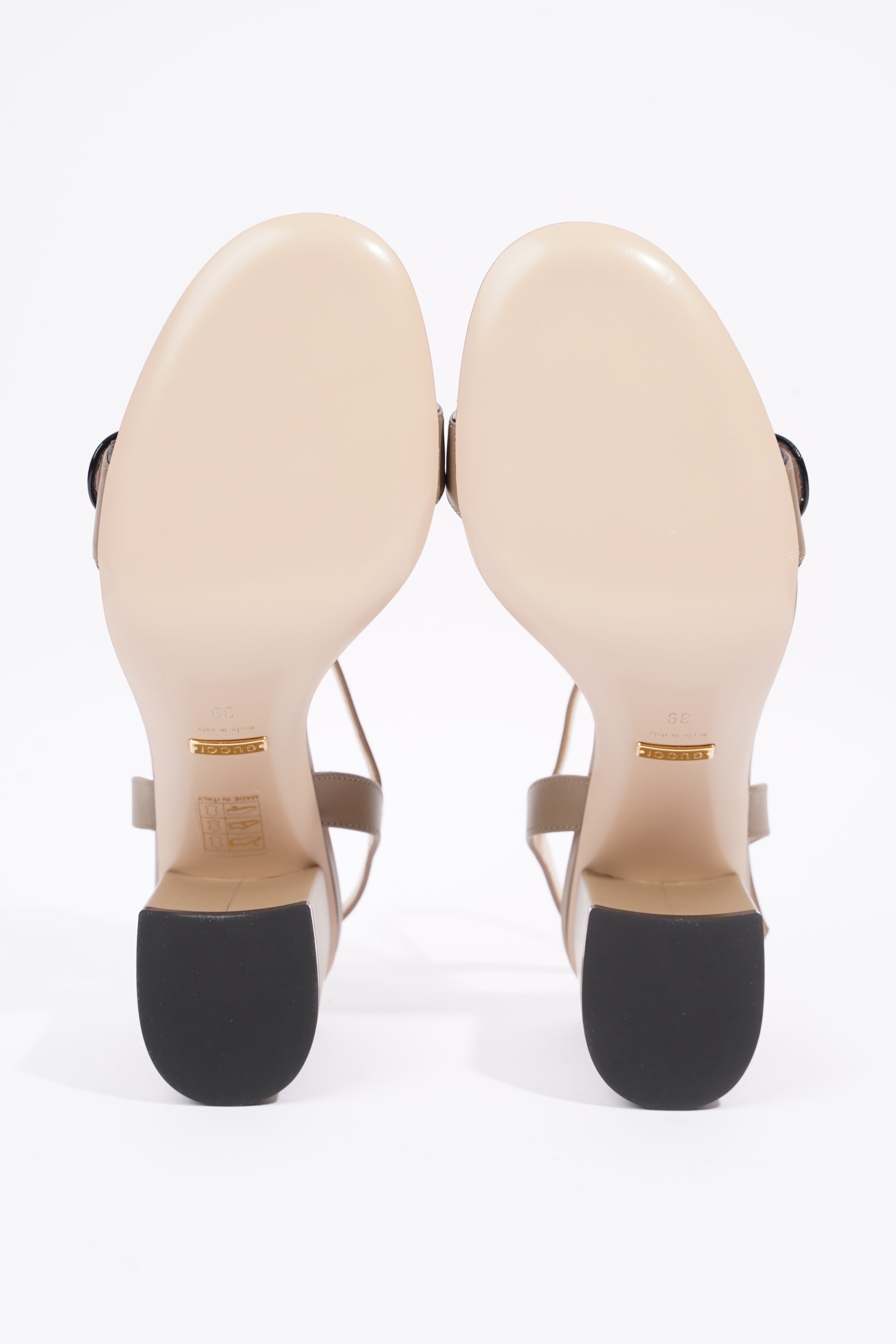 Gucci Womens Marmont Sandal Beige EU 39 / UK 6