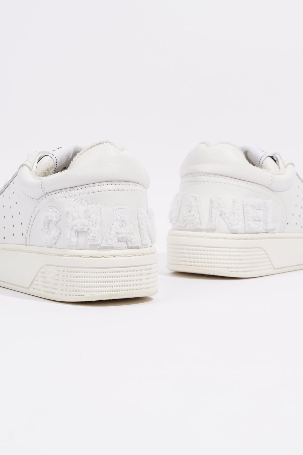 Chanel Womens Logo Runners White EU 38 / UK 5