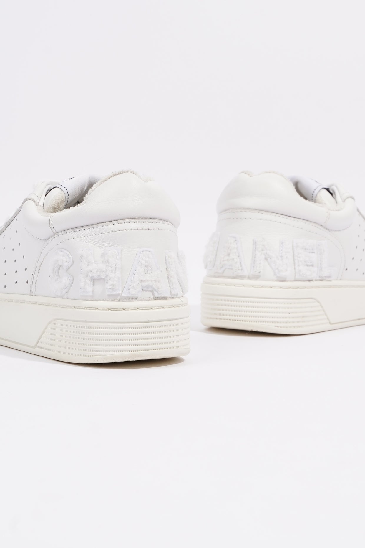 Chanel Womens Logo Runners White EU 38 / UK 5