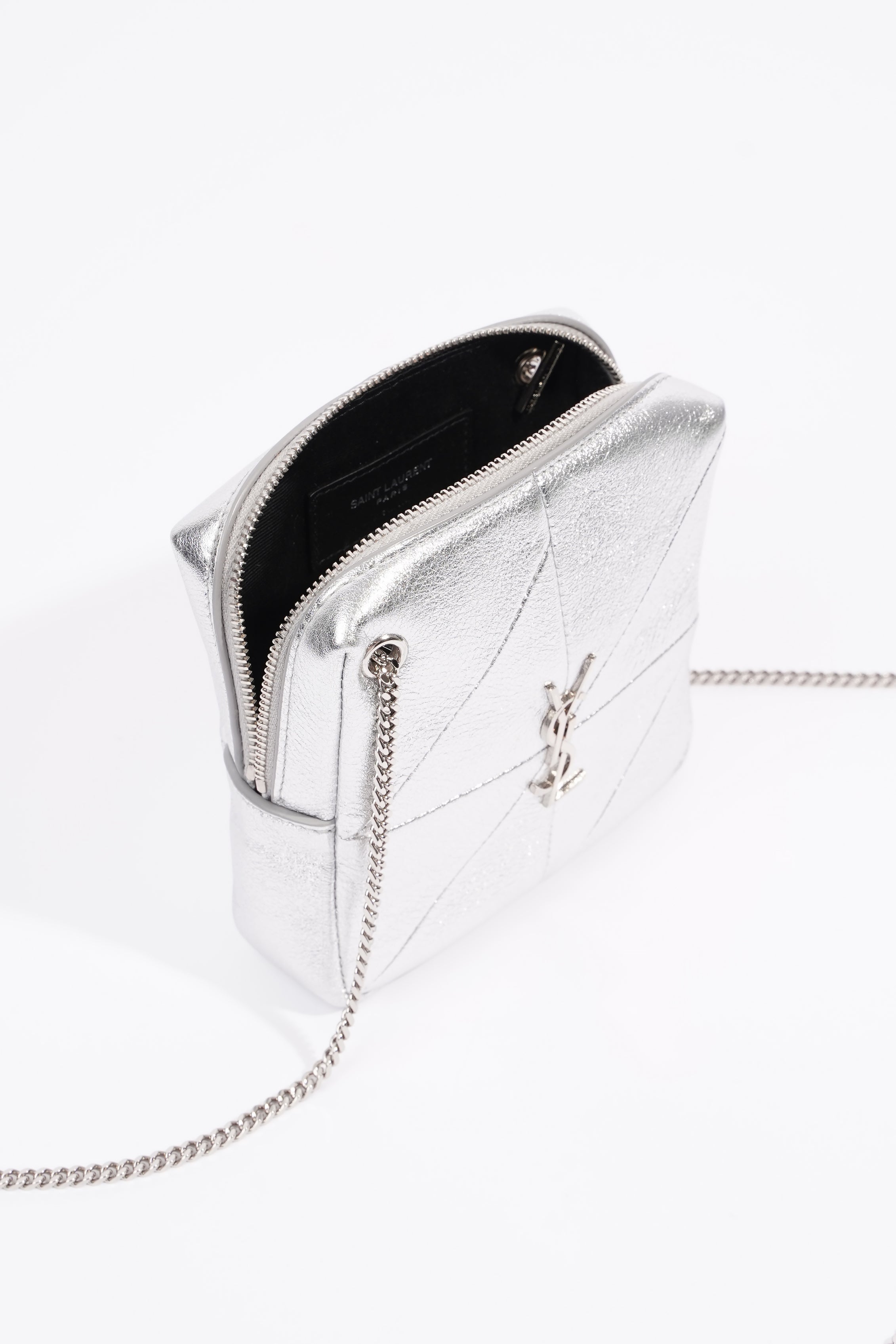 Saint Laurent Jamie Cube Bag Silver OS