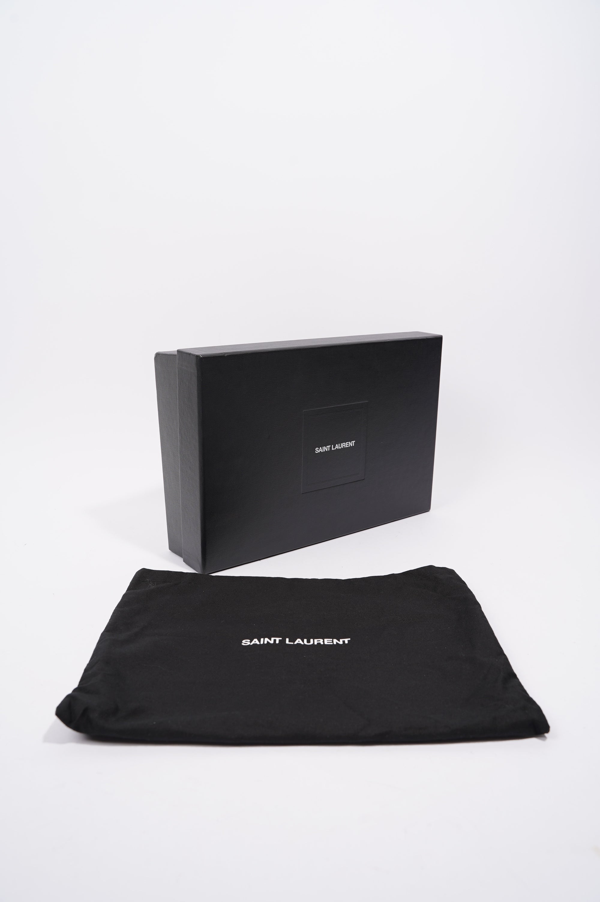 Saint Laurent Kate Tassle Bag Grey / Croc Medium