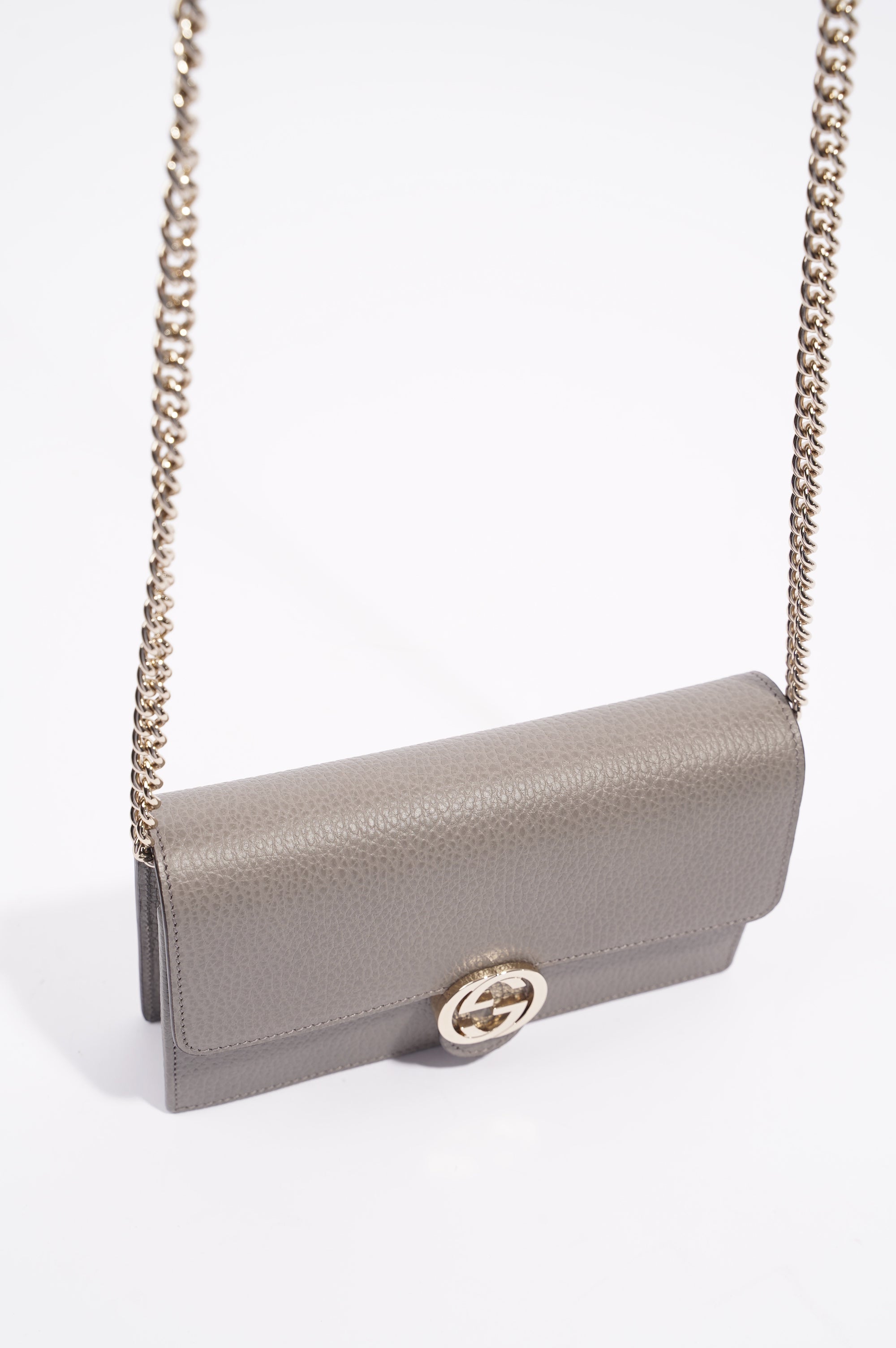 Gucci Womens Interlocking WOC Grey OS