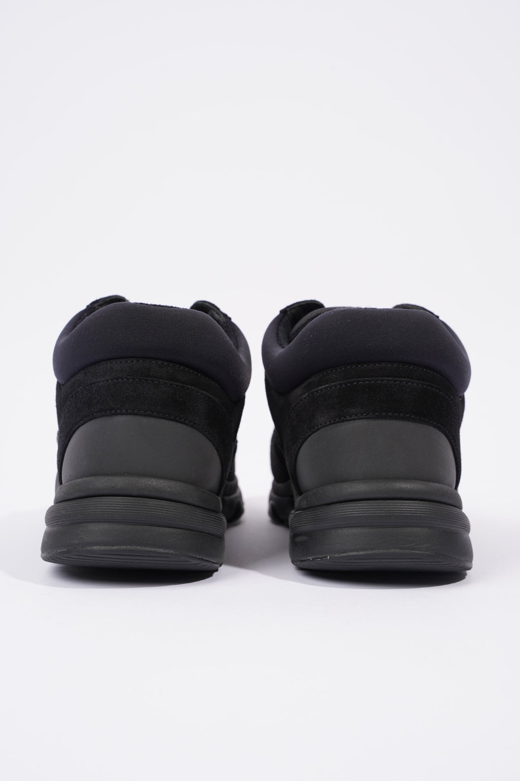 Chanel Interlocking CC Logo Black Nylon EU 37.5 UK 4.5