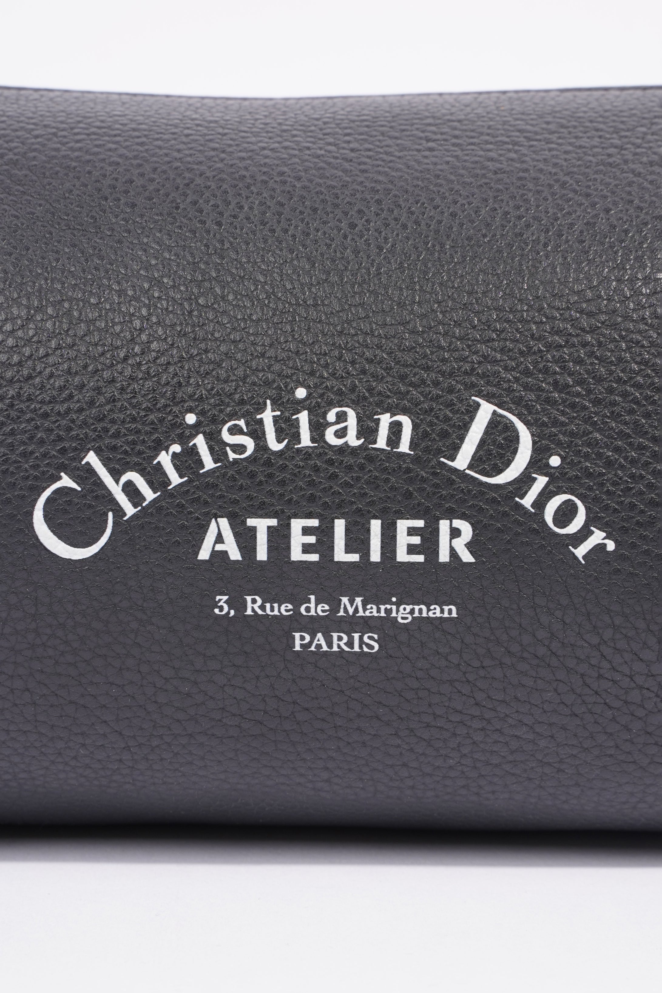 Christian Dior Roller Bag Black Leather