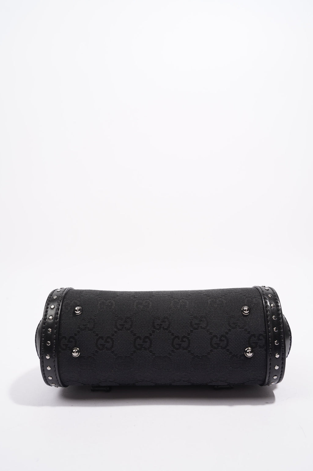 Gucci Womens Vintage Bamboo Top Handle Black