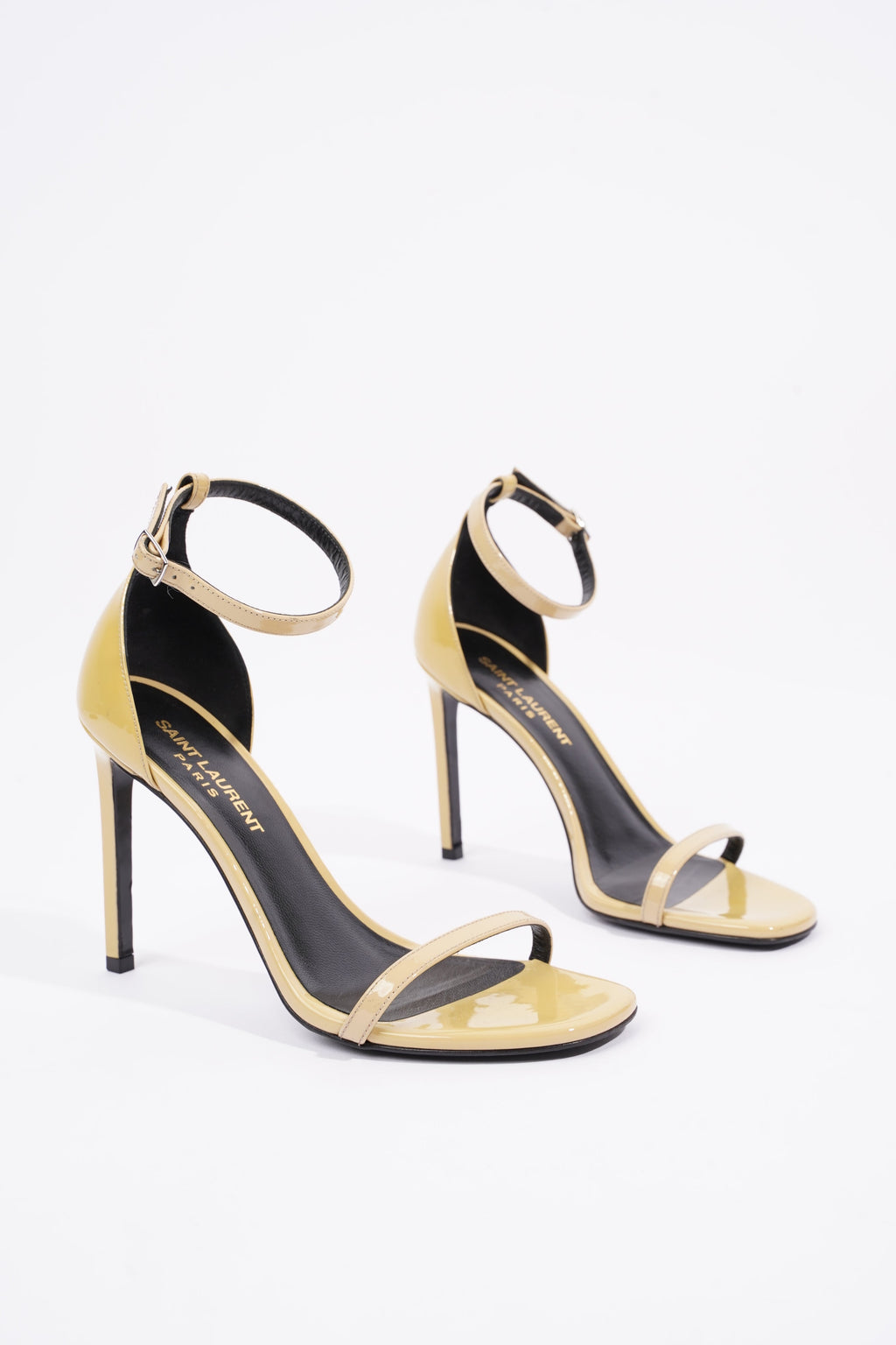 Saint Laurent Jane 105 Patent Mustard EU 35 / UK 2