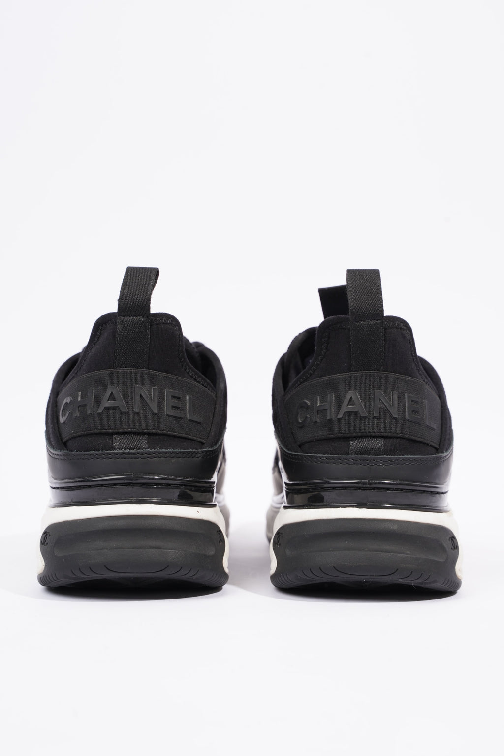 Chanel Womens CC Logo Runners Black EU 39.5 / UK 6.5