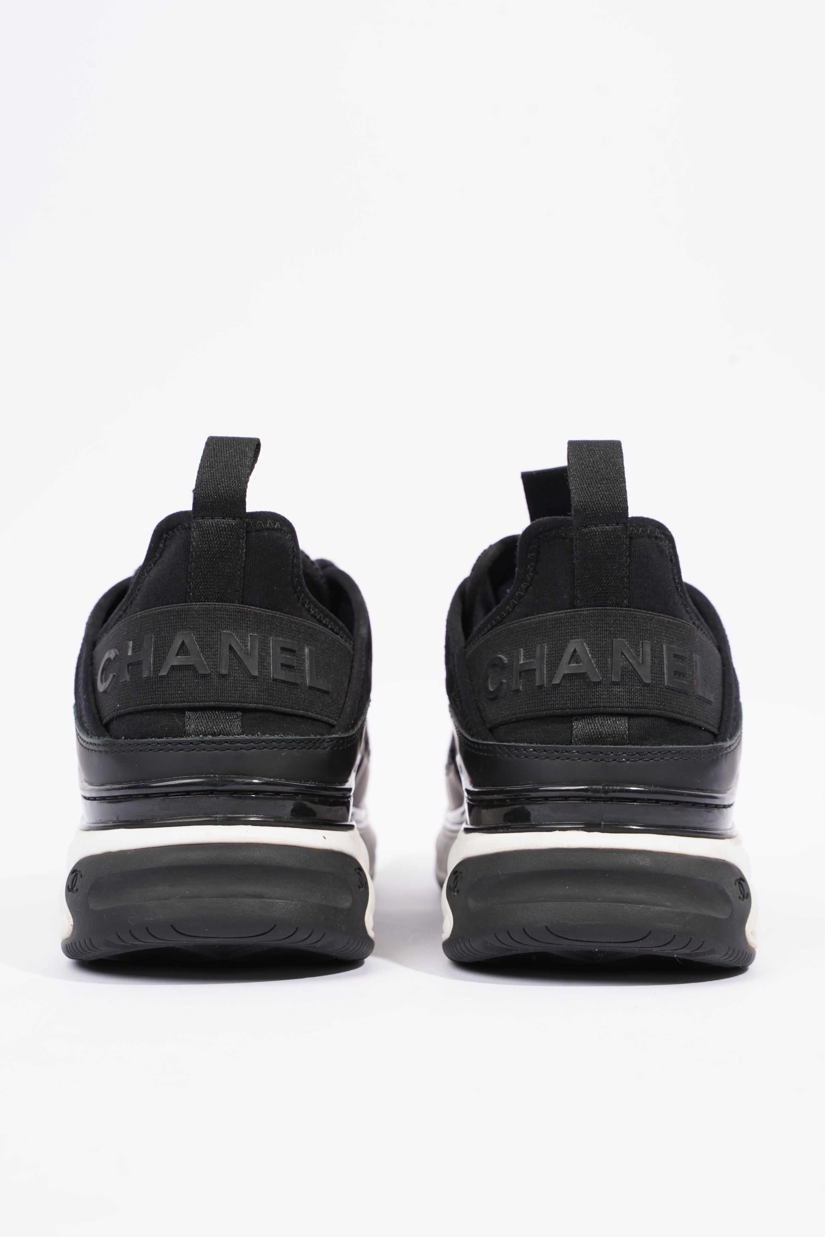 Chanel Womens CC Logo Runners Black EU 39.5 / UK 6.5