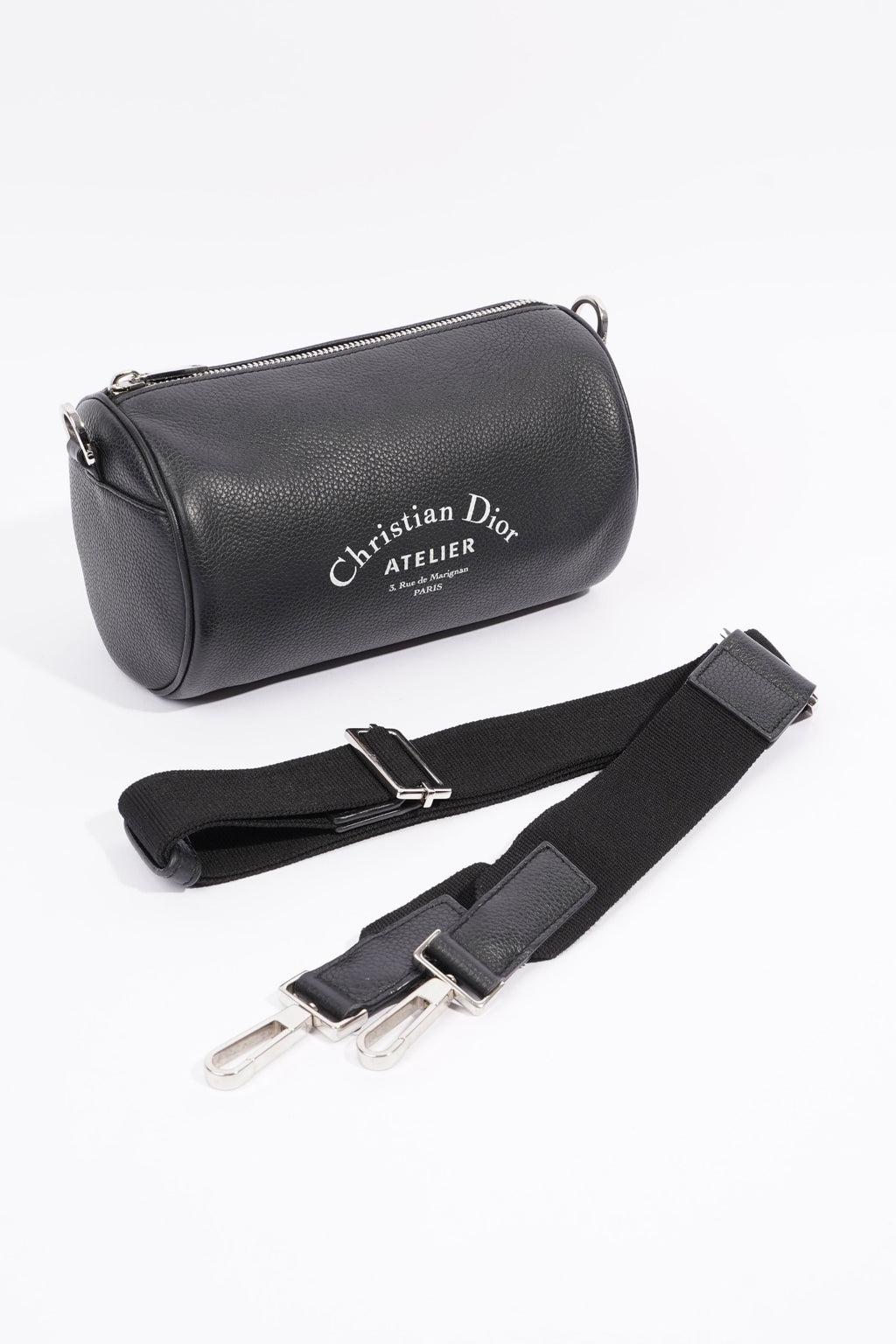 Christian Dior Roller Bag Black Leather
