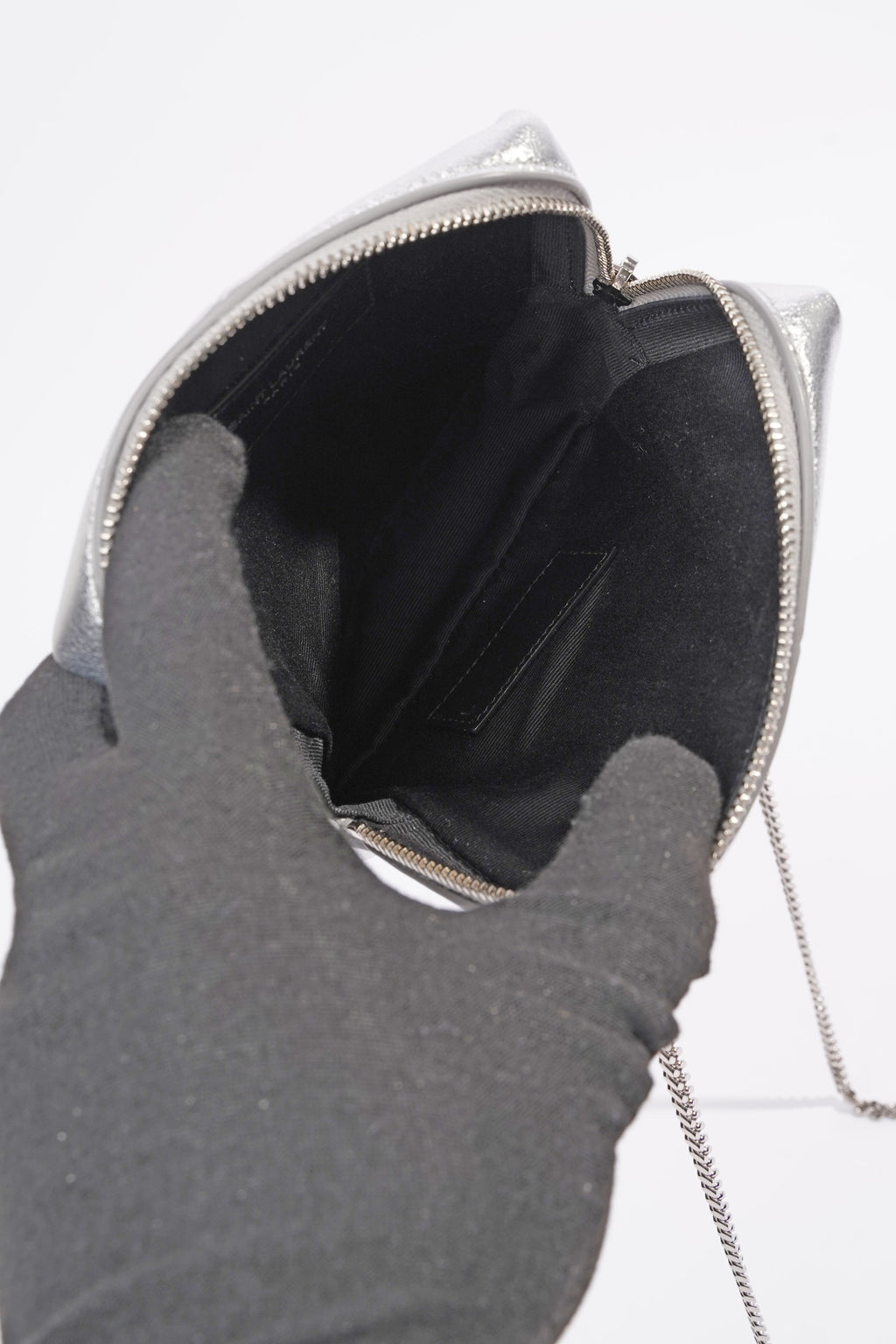 Saint Laurent Jamie Cube Bag Silver OS
