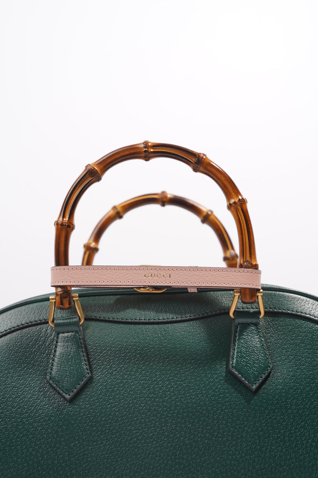 Gucci Womens Diana Duffle Bag Green Medium