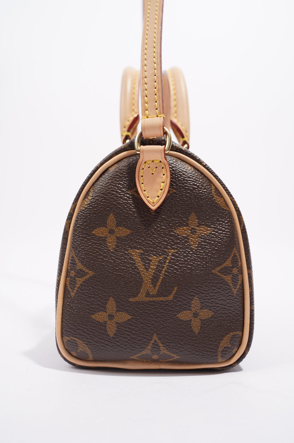 Louis Vuitton Womens Nano Speedy Monogram Canvas