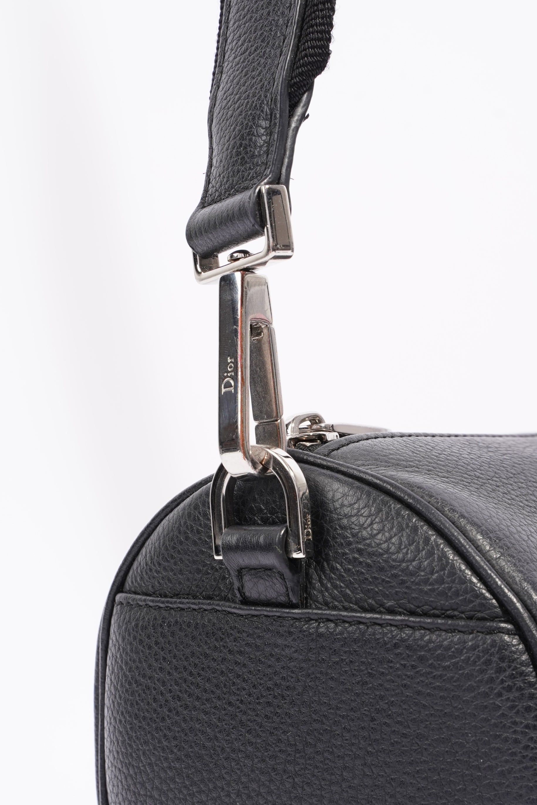 Christian Dior Roller Bag Black Leather