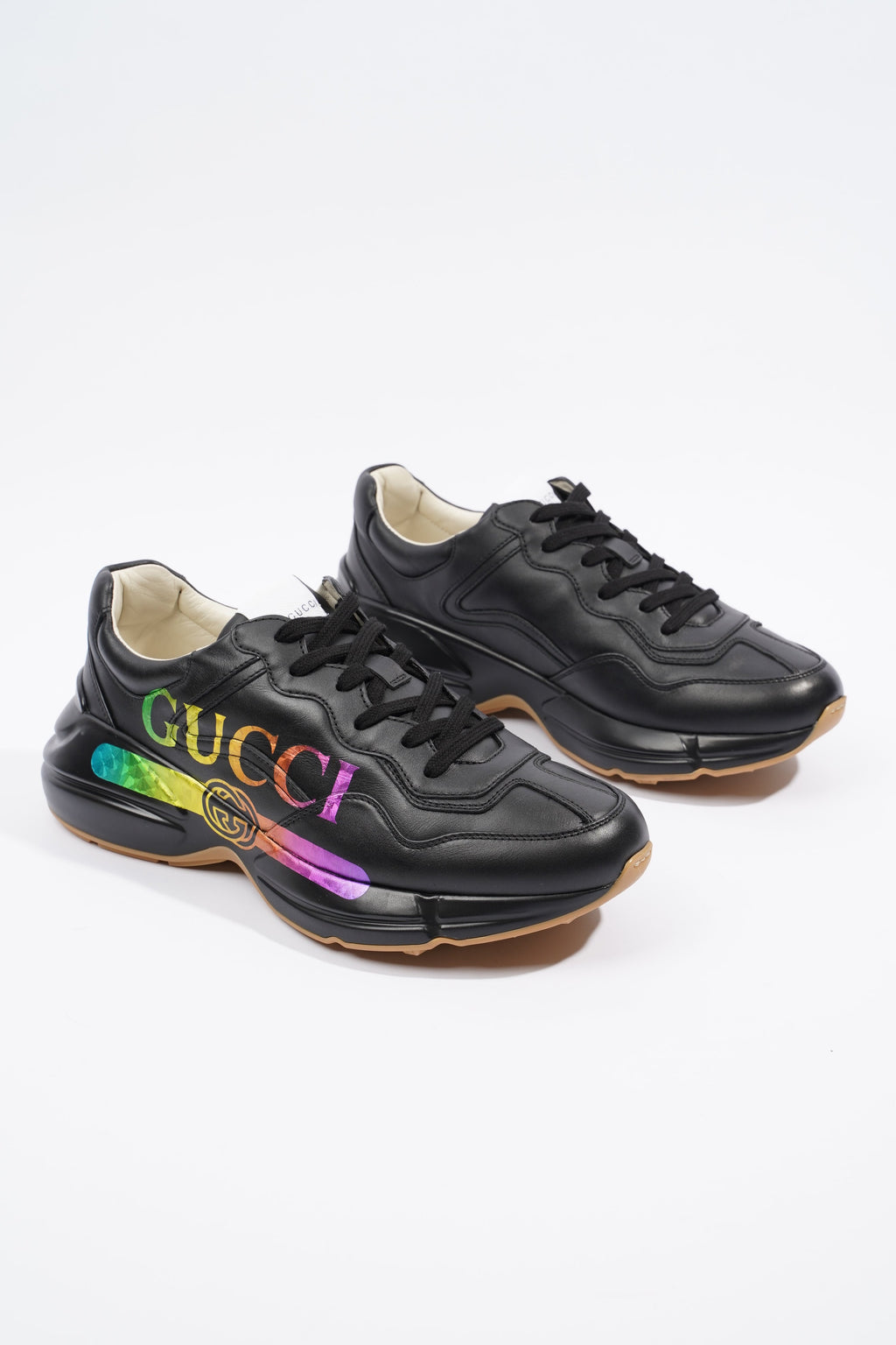 Gucci Rhyton Iridescent Black / Multicolour EU 42.5 / UK 8.5