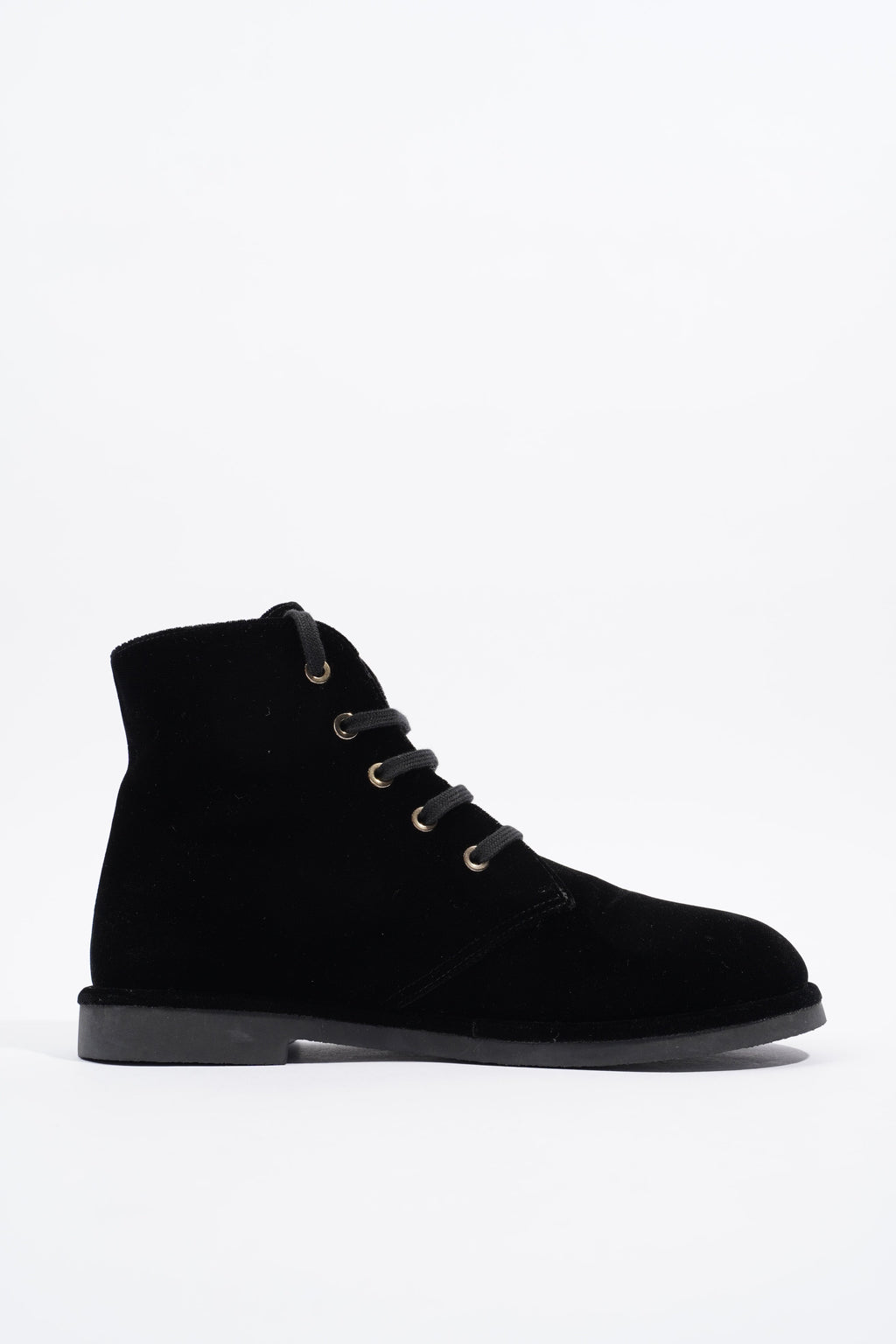 Chanel Velvet CC Boot Black EU 37 / UK 4