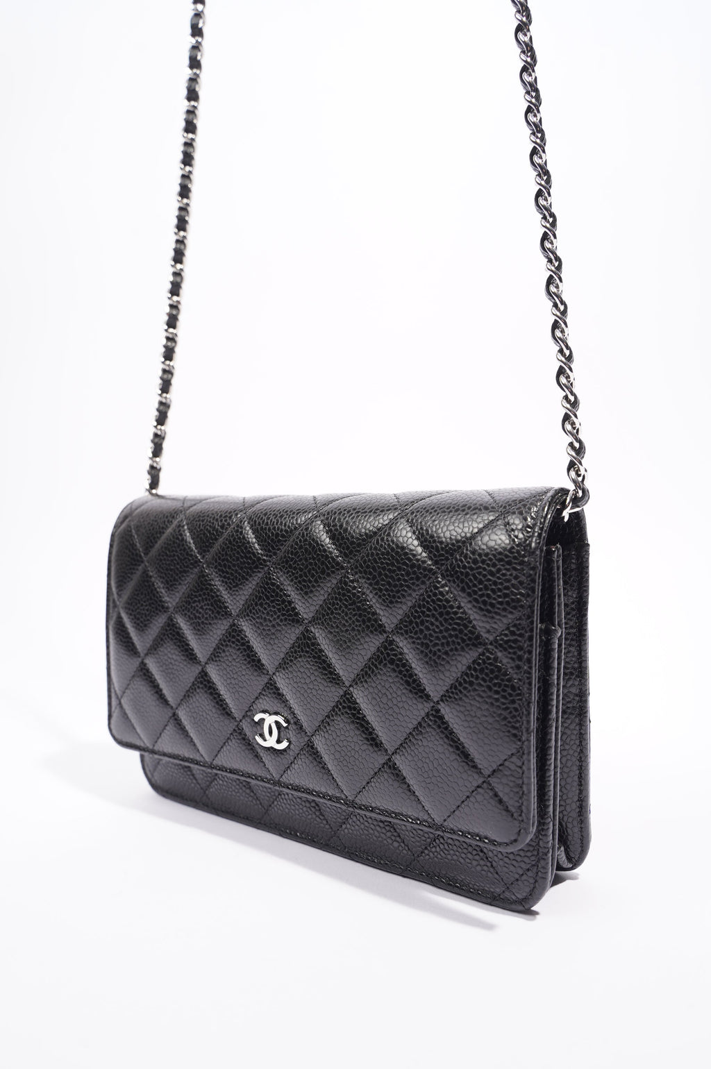 Chanel Wallet On Chain Black Caviar Leather
