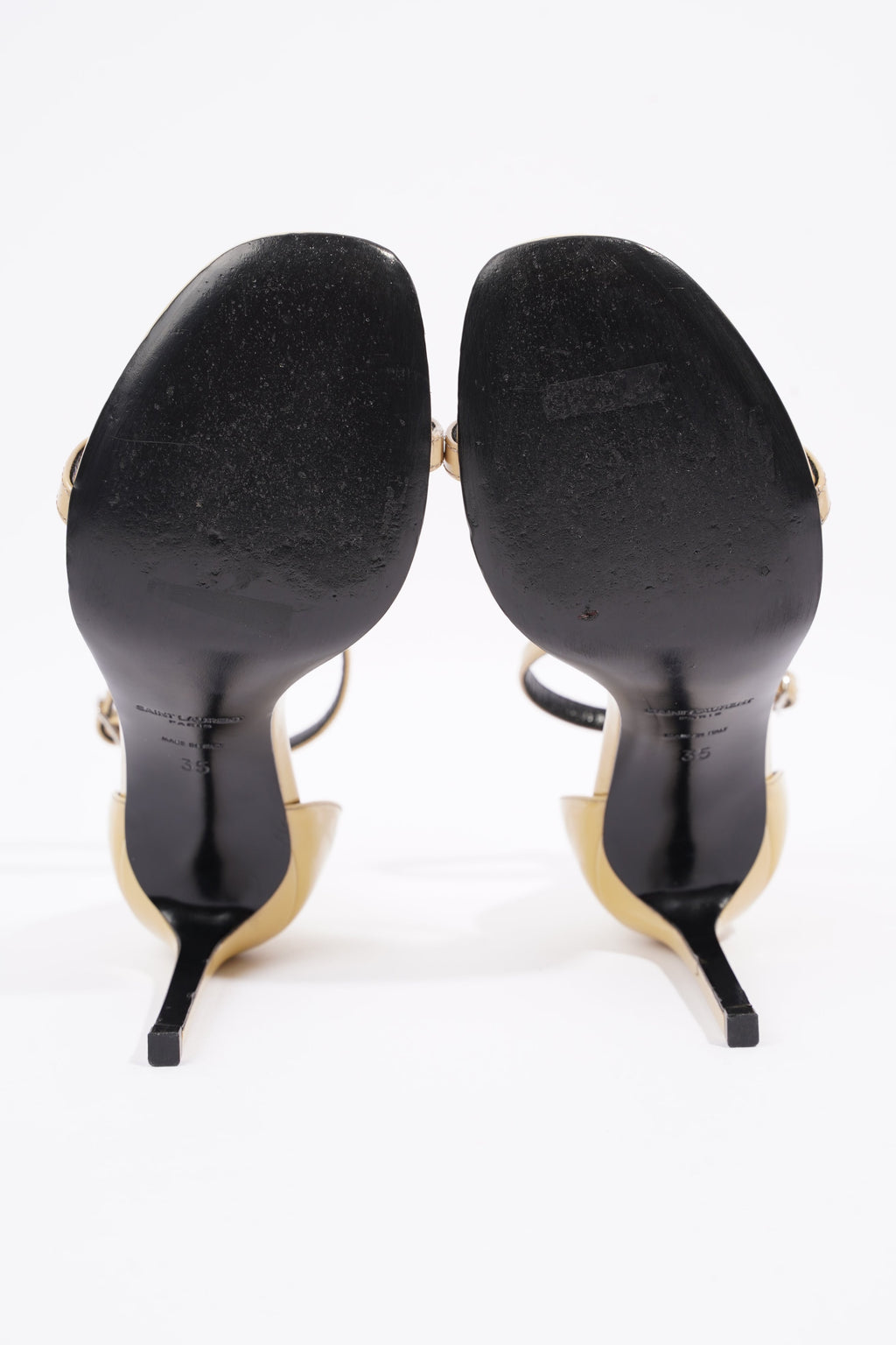 Saint Laurent Jane 105 Patent Mustard EU 35 / UK 2