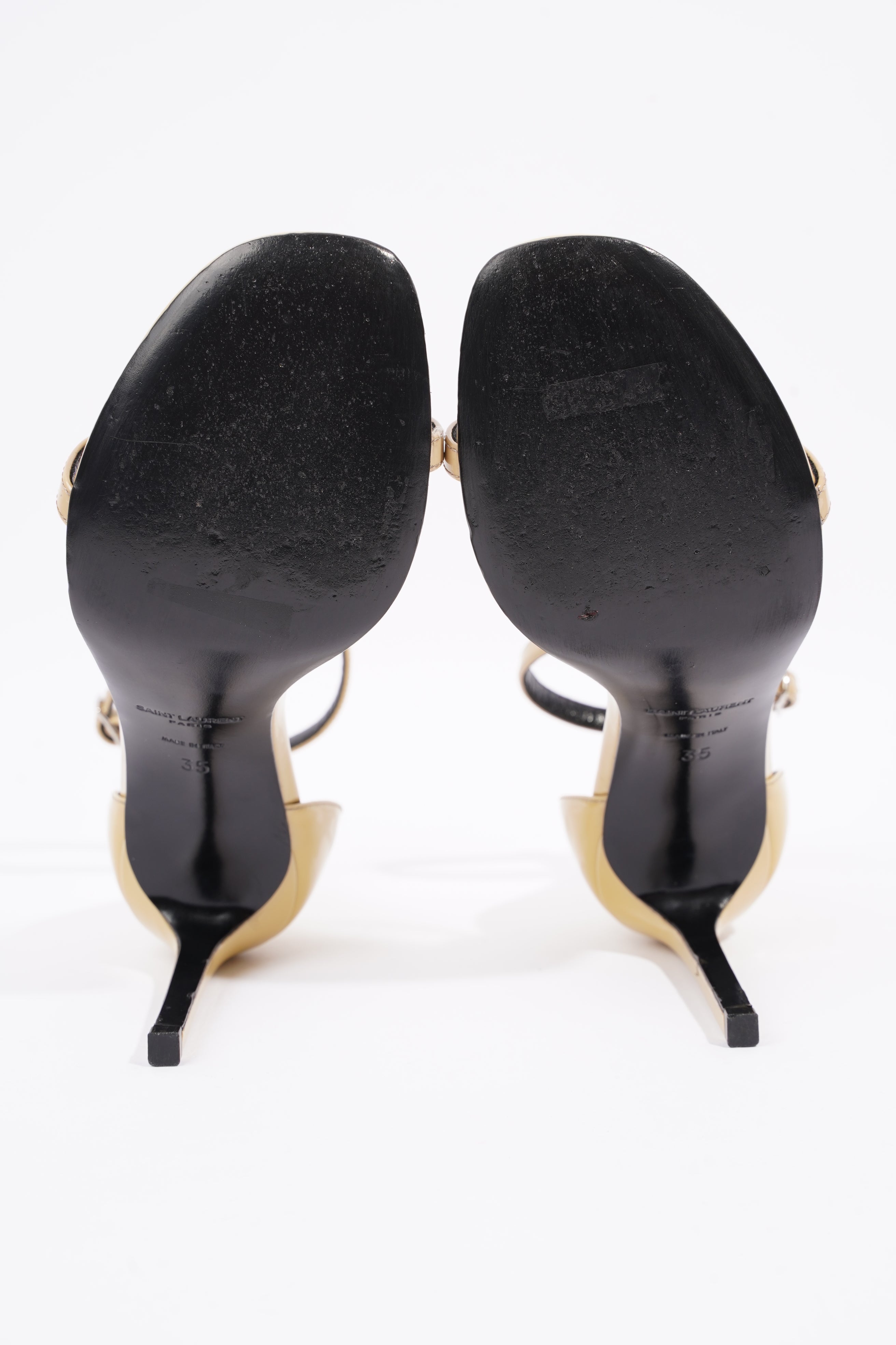 Saint Laurent Jane 105 Patent Mustard EU 35 / UK 2