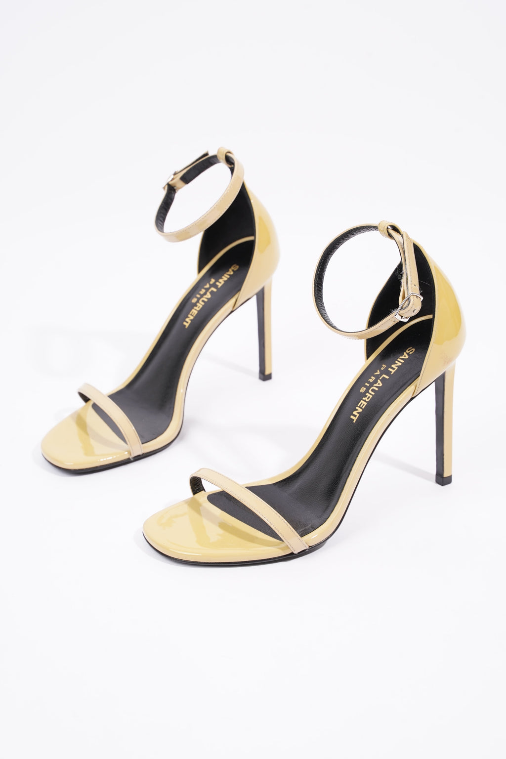 Saint Laurent Jane 105 Patent Mustard EU 35 / UK 2
