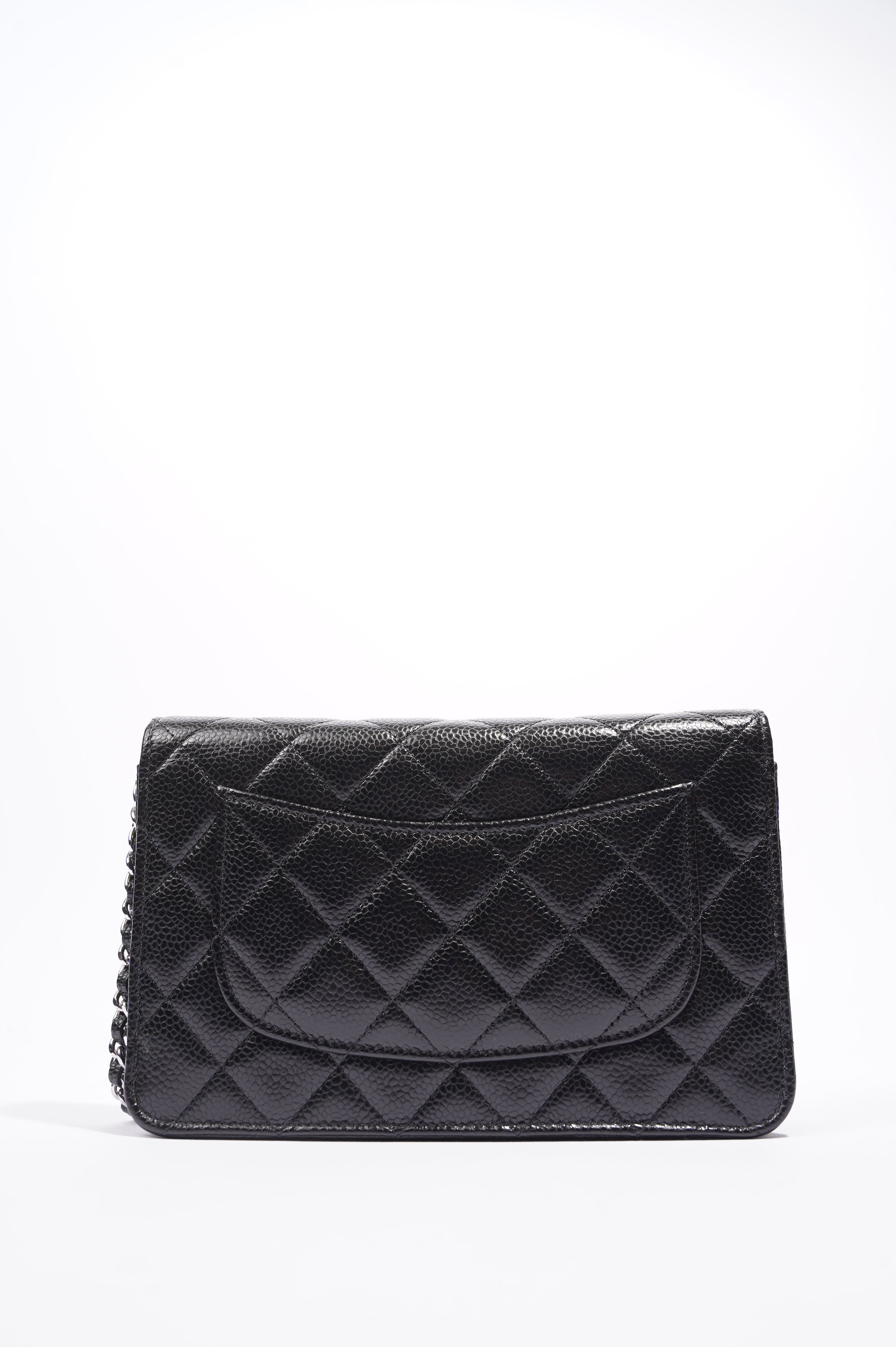 Chanel Wallet On Chain Black Caviar Leather