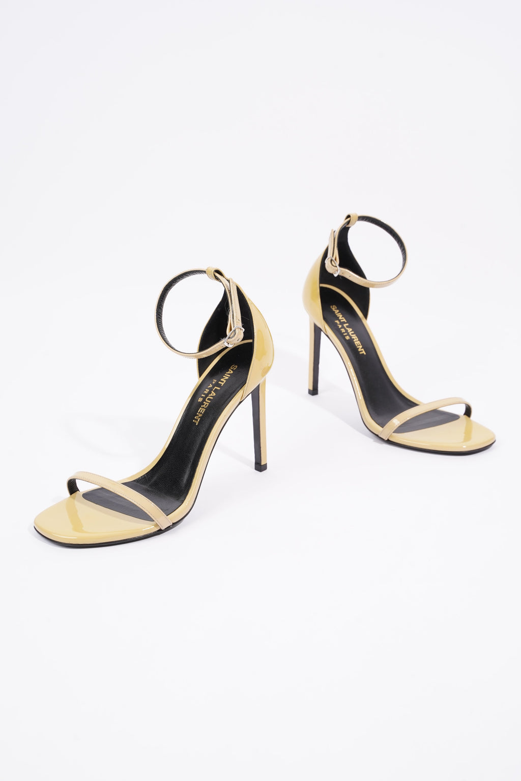 Saint Laurent Jane 105 Patent Mustard EU 35 / UK 2