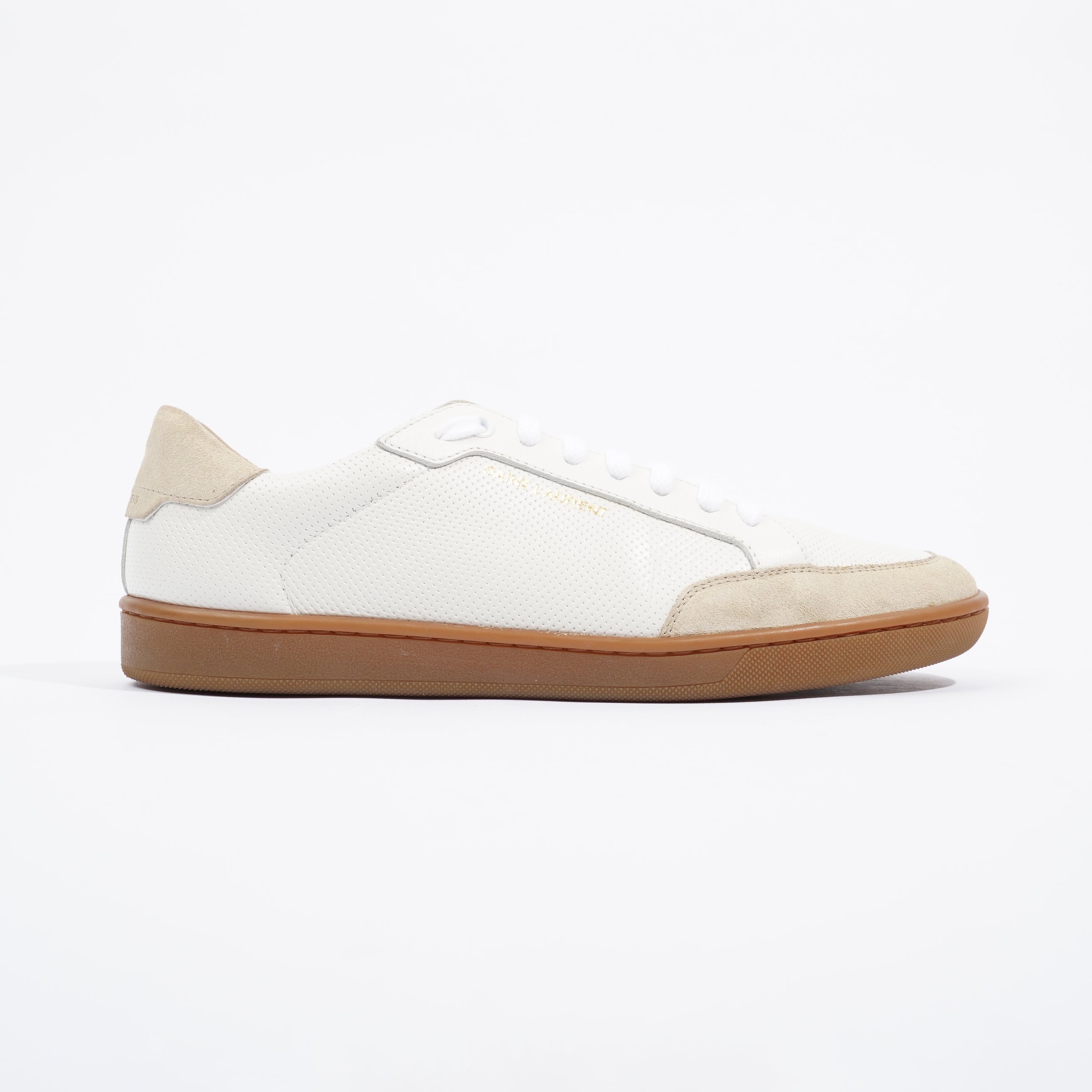 Saint Laurent SL-10 Sneaker White / Beige EU 39 / UK 5